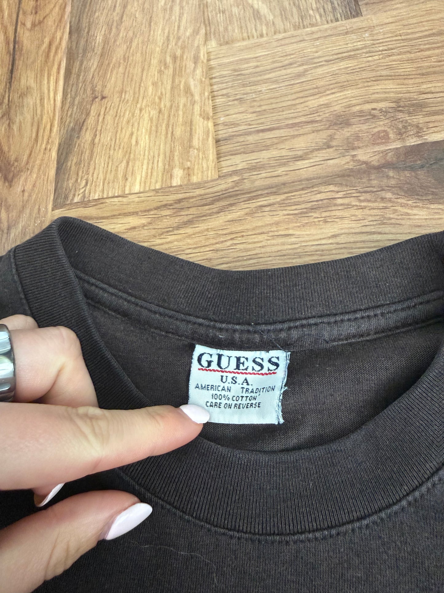 Brown Guess Baby Tee (S)