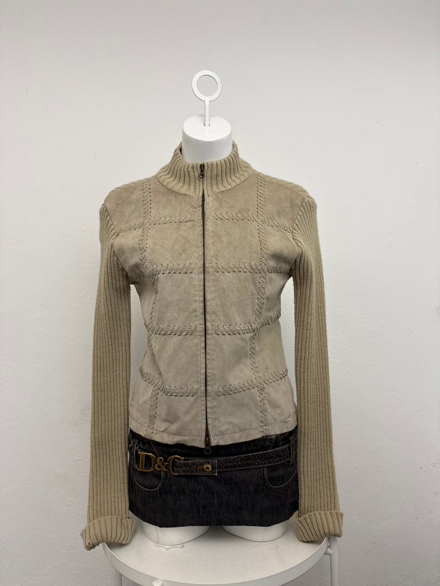 Suede Knit Jacket (UK12)