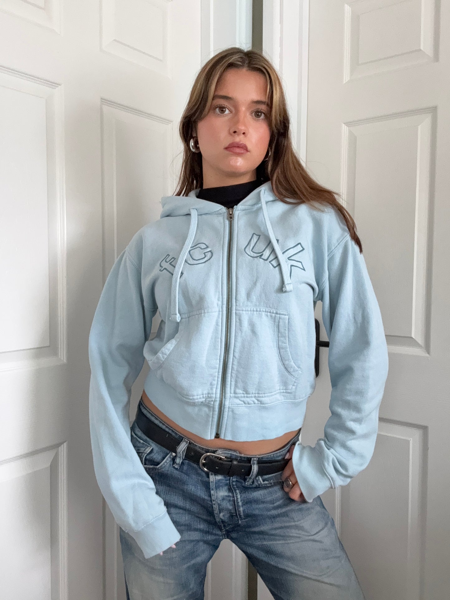 French Connection Zip Hoodie (S)