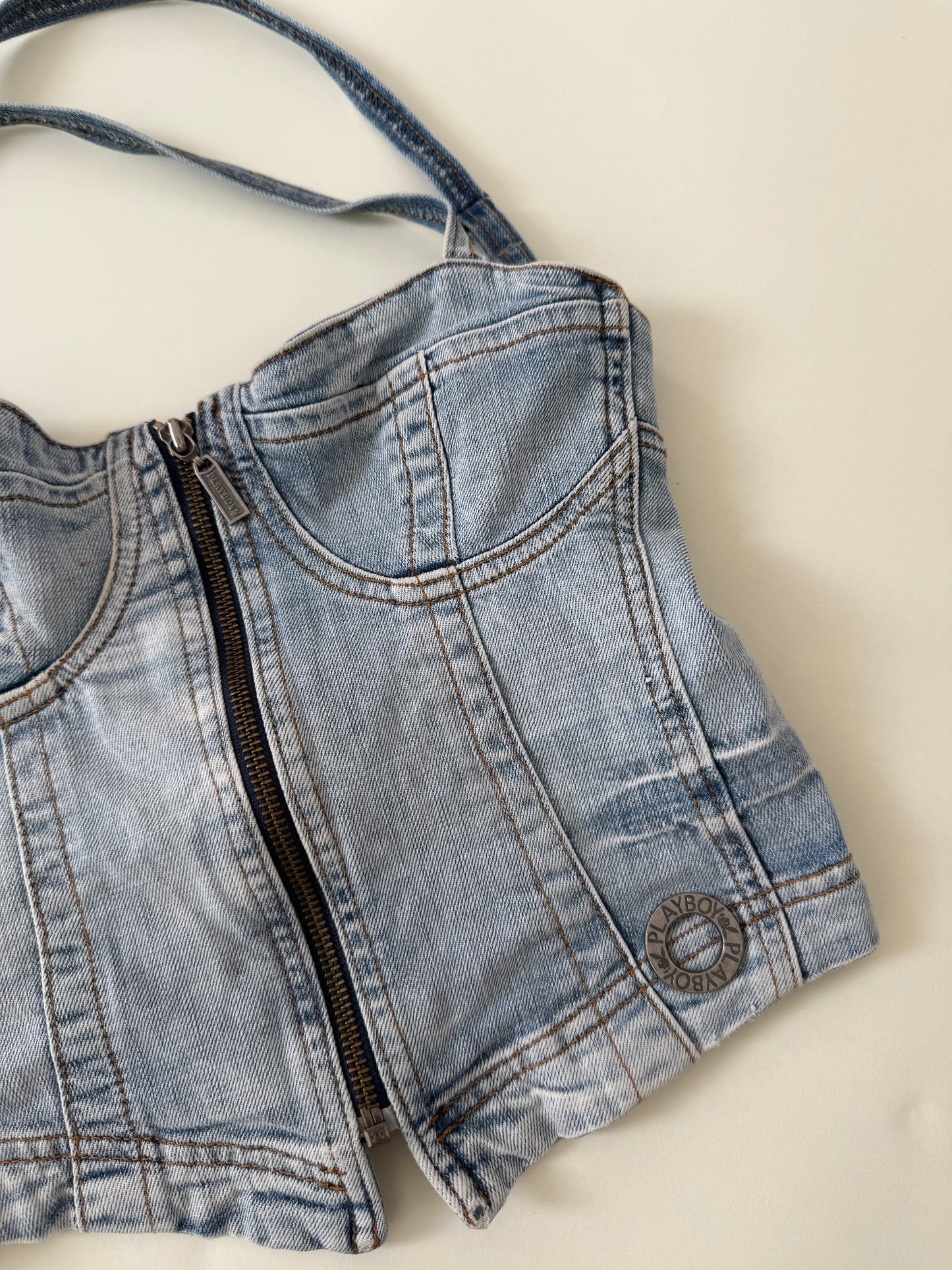 Playboy Denim Corset (UK8)