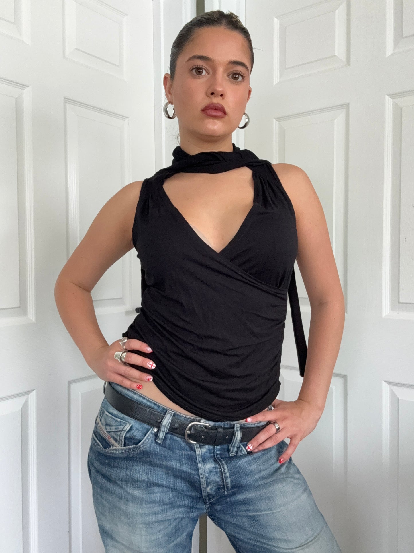 Y2K Scarf Top (UK12)