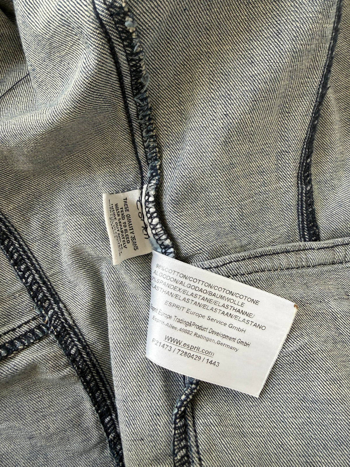 Denim Military Jacket (M)