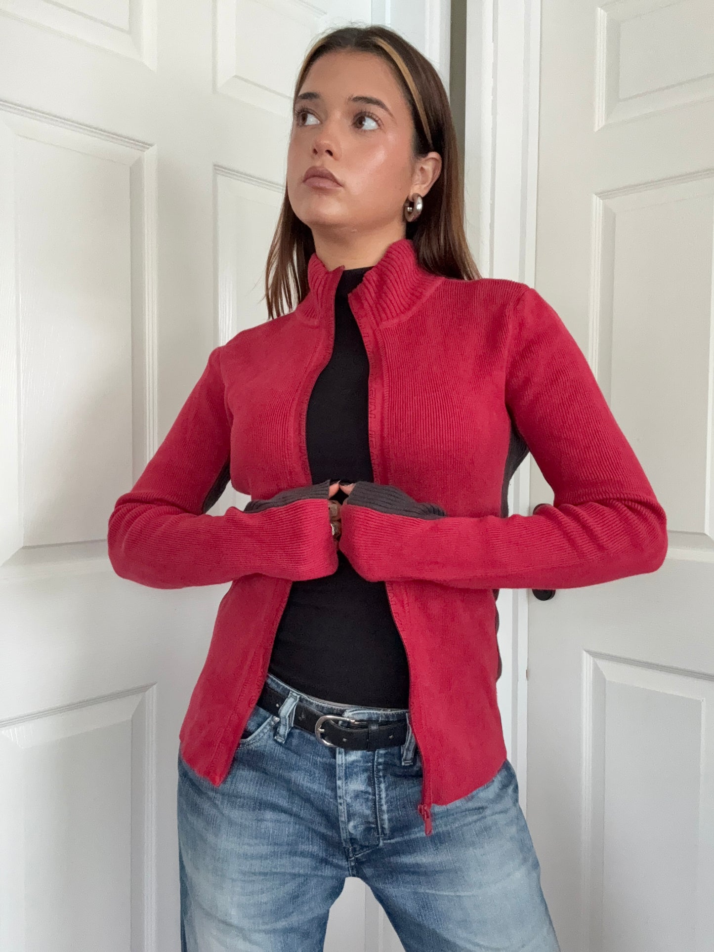 Calvin Klein Zip Knit Jumper (M)