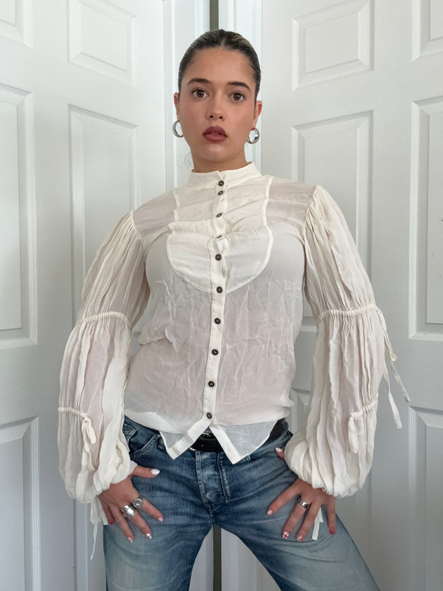 Silk Allsaints Shirt (UK8)
