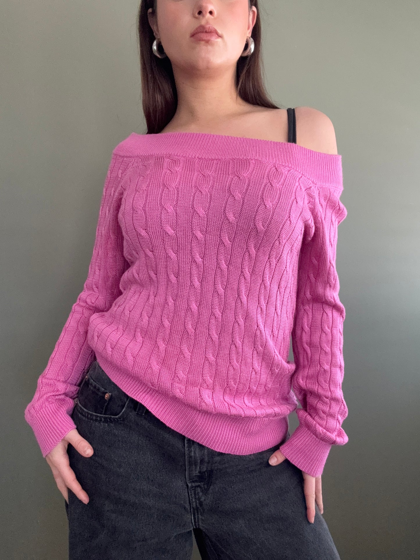 Ralph Lauren Off The Shoulder Jumper (S)