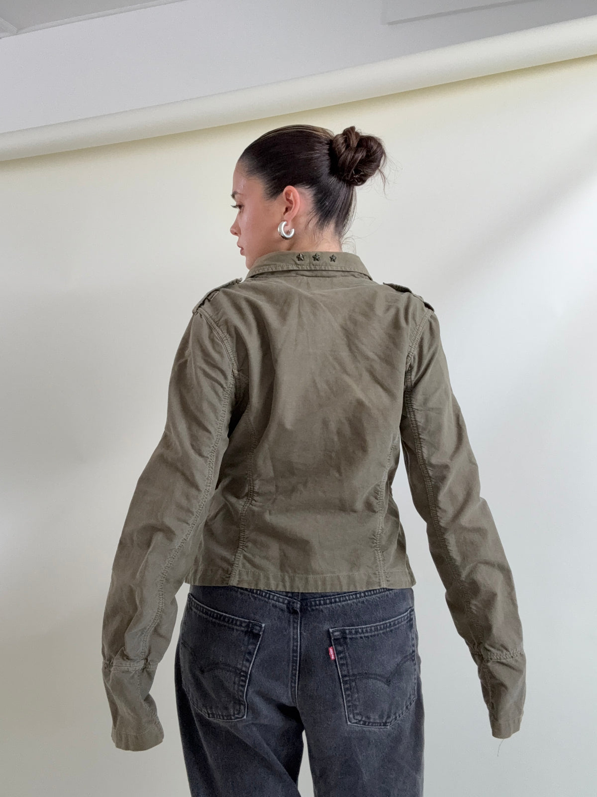 Hooch Khaki Utility Jacket (UK14)