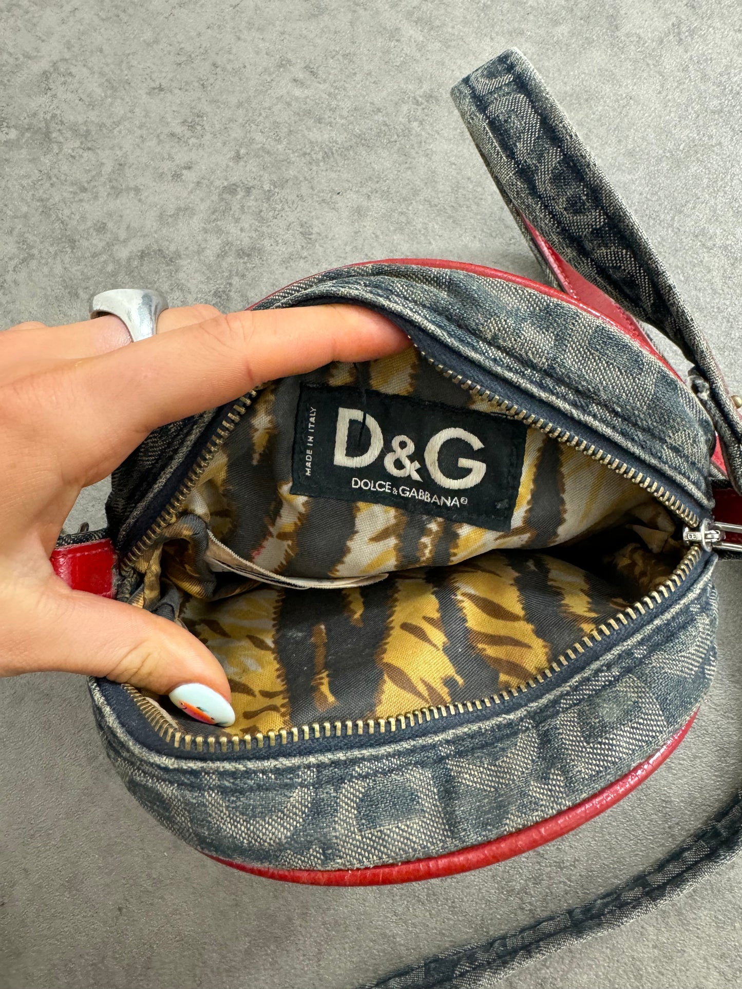 Dolce and Gabbana Denim Crossbody Bag