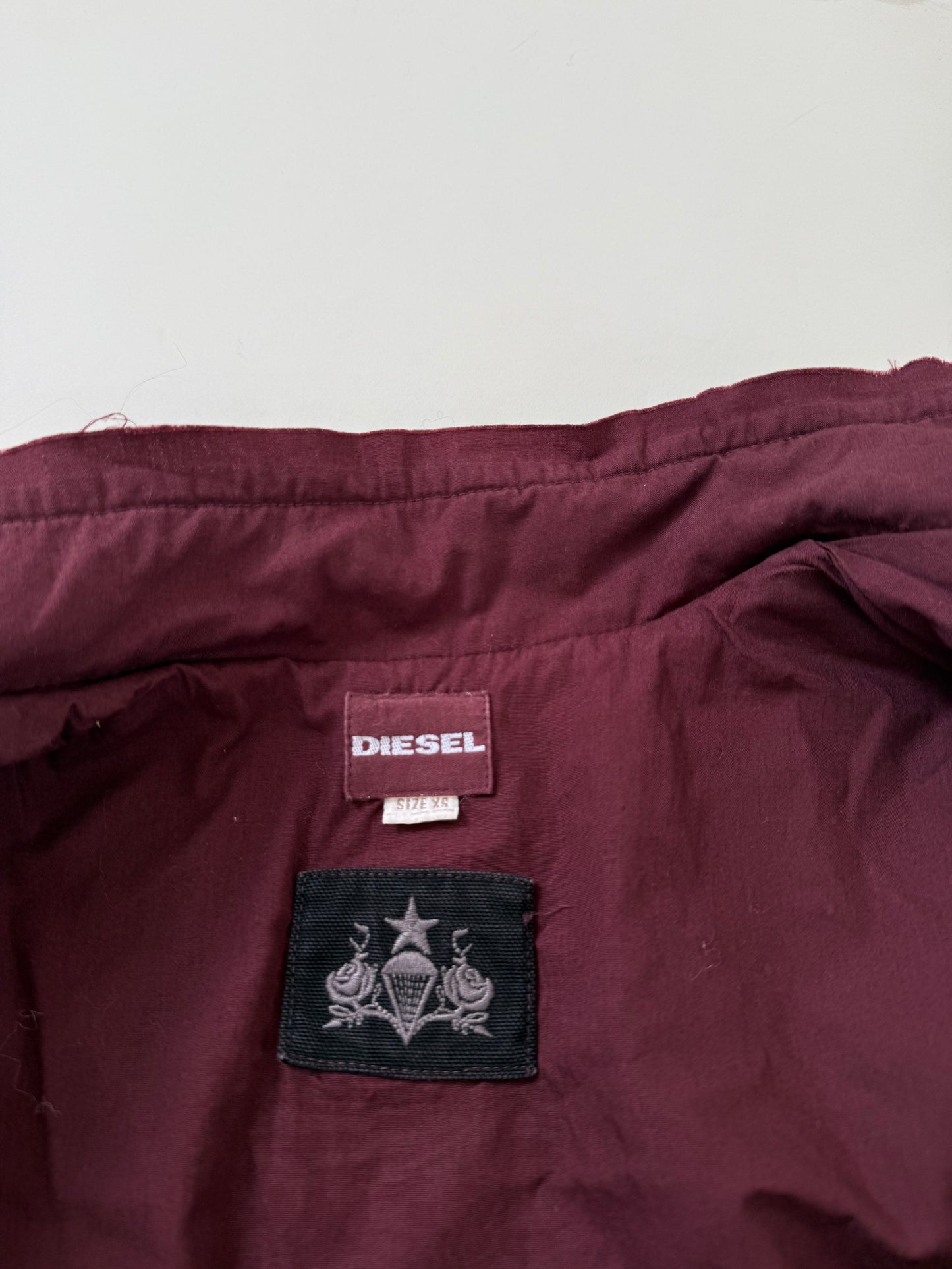 Diesel Asymmetrical Jacket, Removable Pouch (XS)