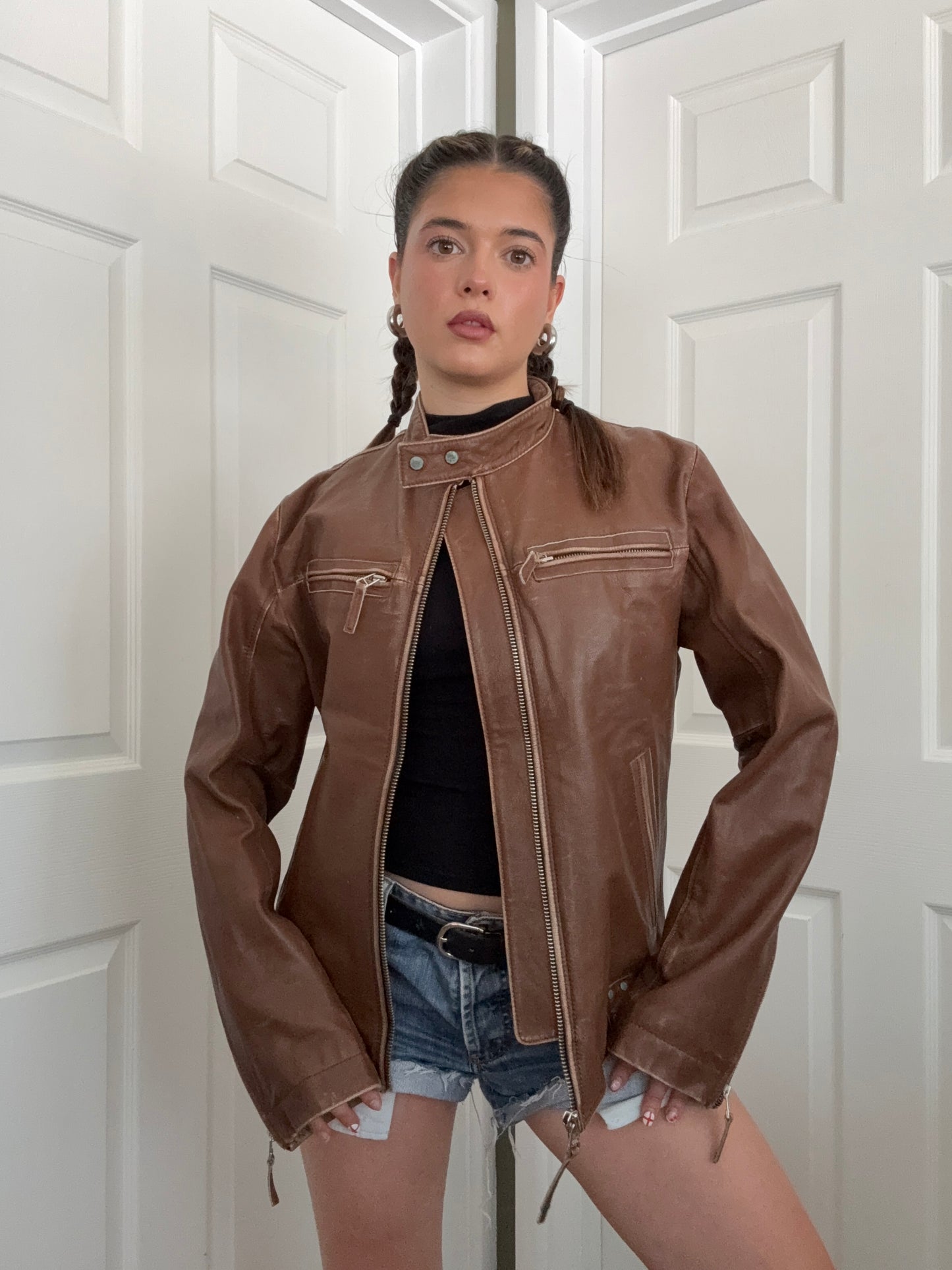 Diesel Leather Biker Jacket (M)