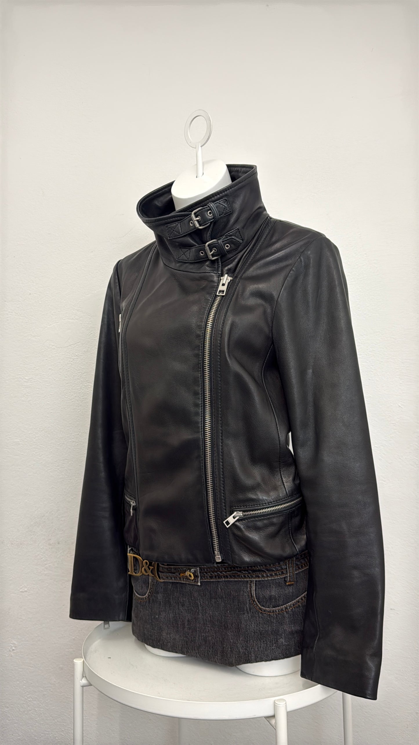Allsaints Leather Jacket (UK12)