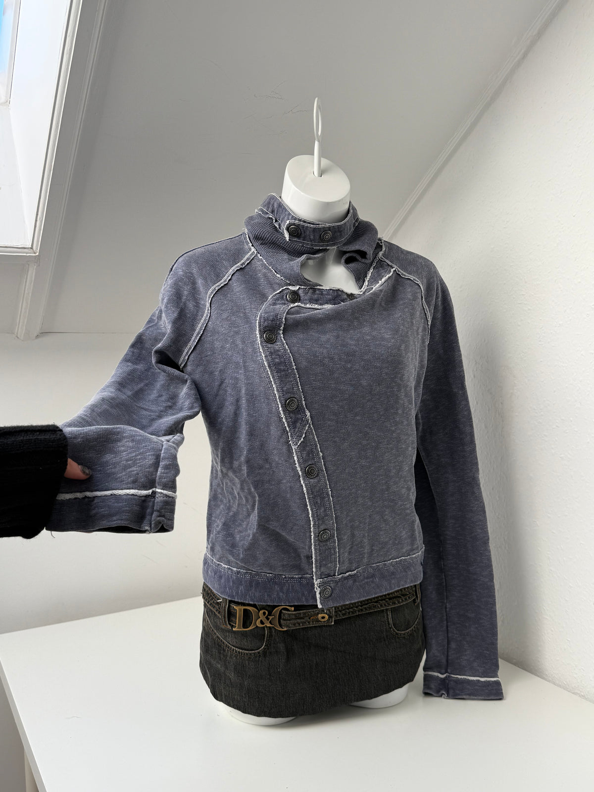 Diesel Asymmetric Popper Jumper (L)