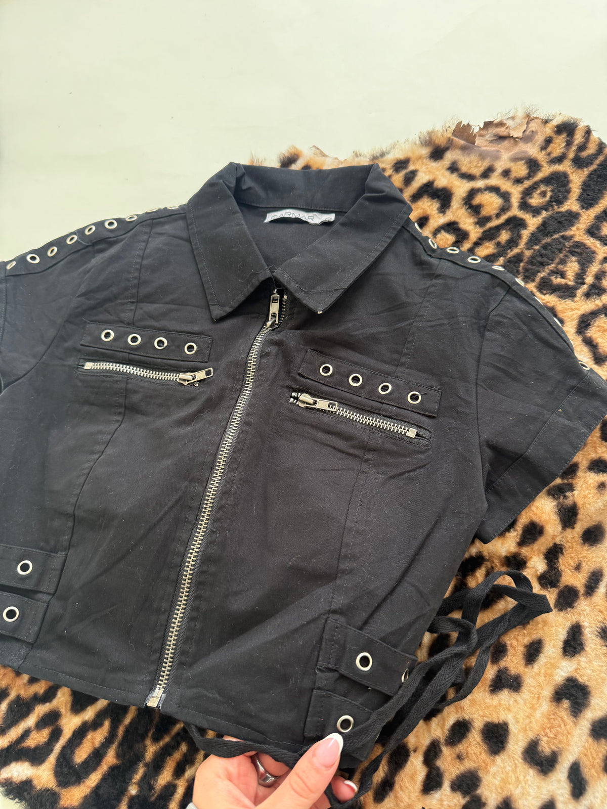 Cropped Corset Utility Top (UK8)