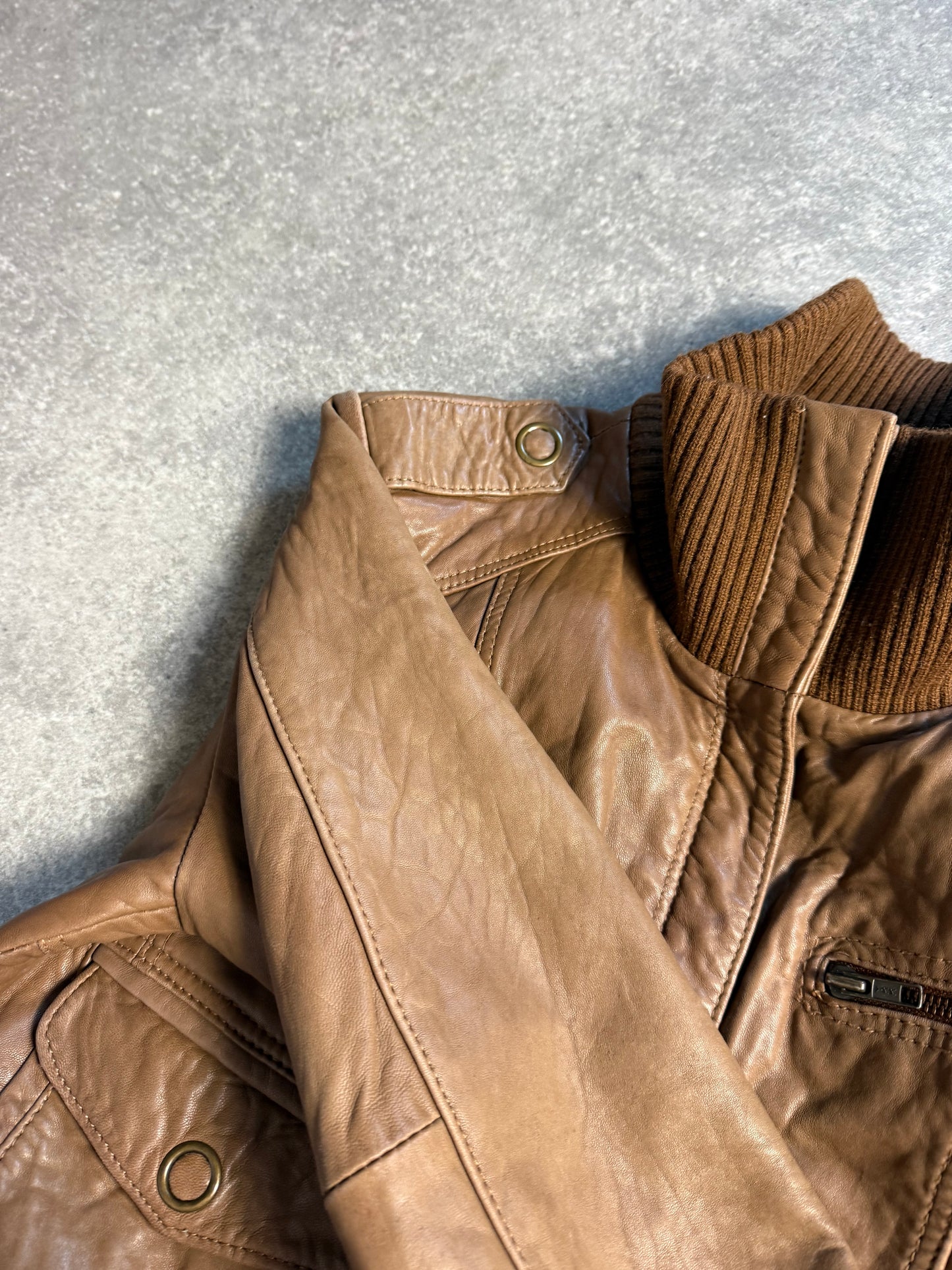 Oasis Leather Jacket (UK14)