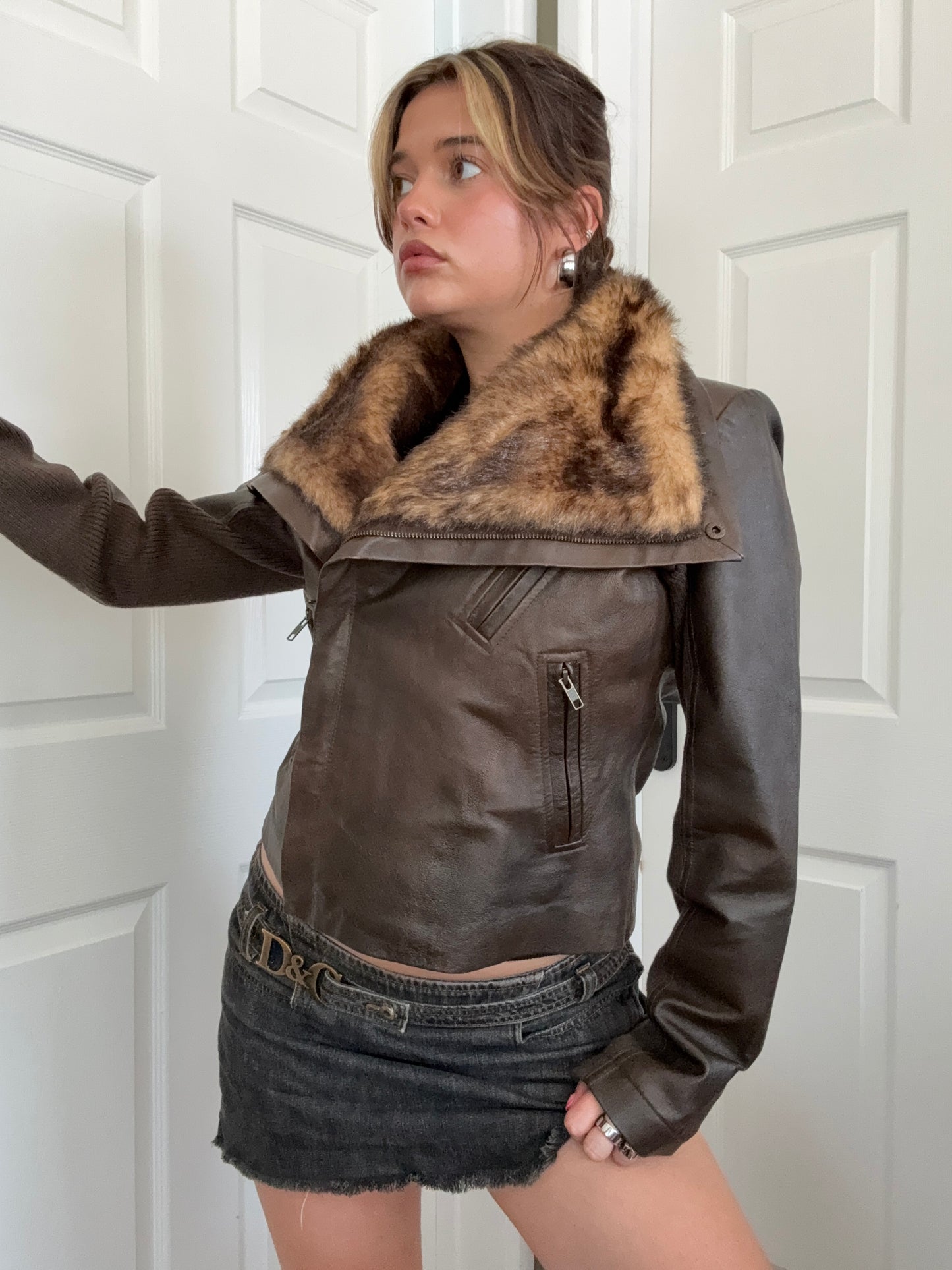 Morgan De Toi Leather Jacket (S)