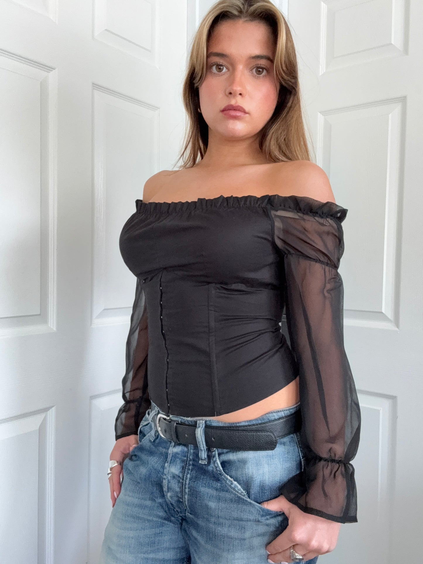 Jane Norman Milk Maid Top (UK8)
