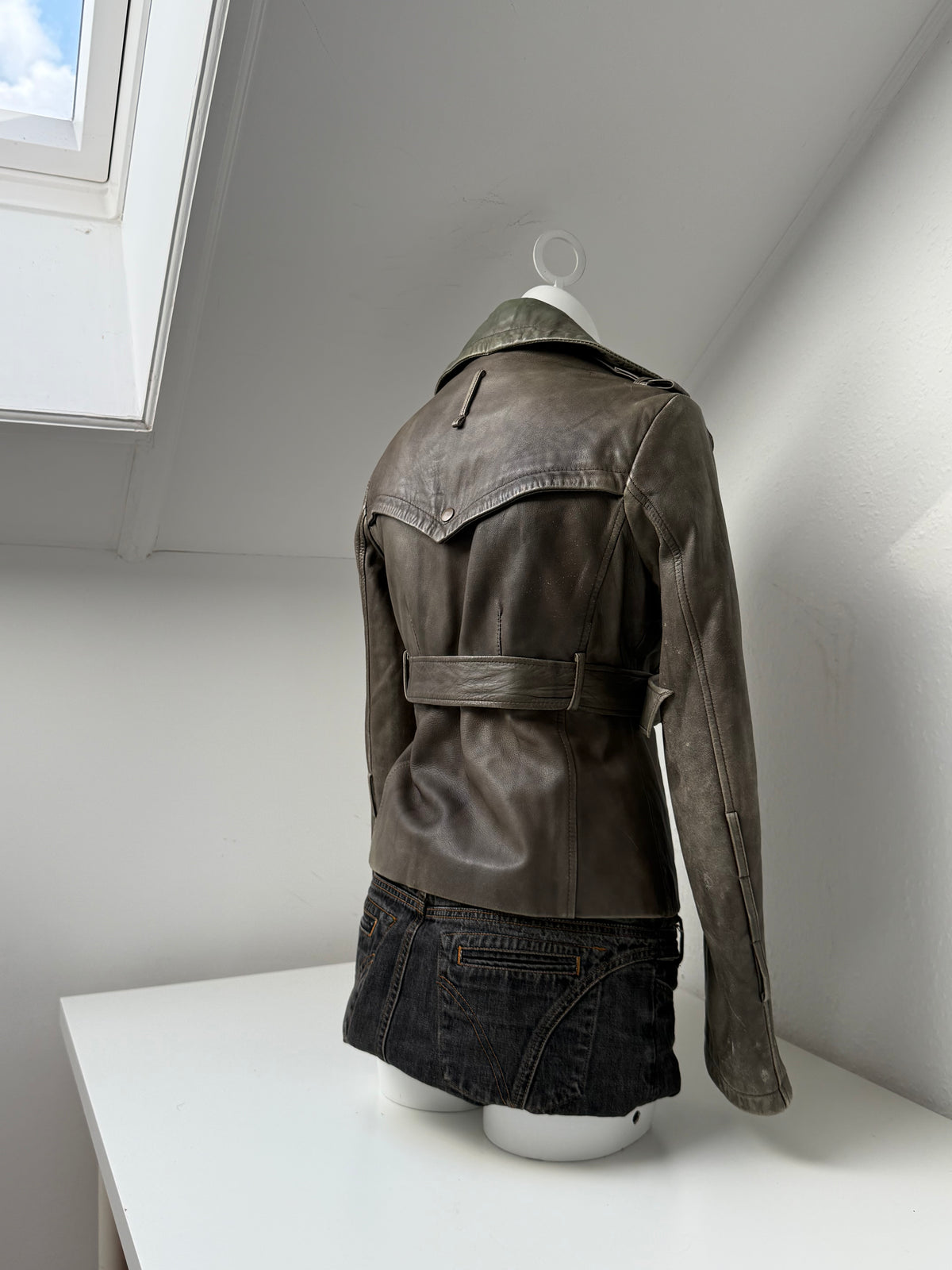 Allsaints 2 in 1 Leather Jacket (UK12)
