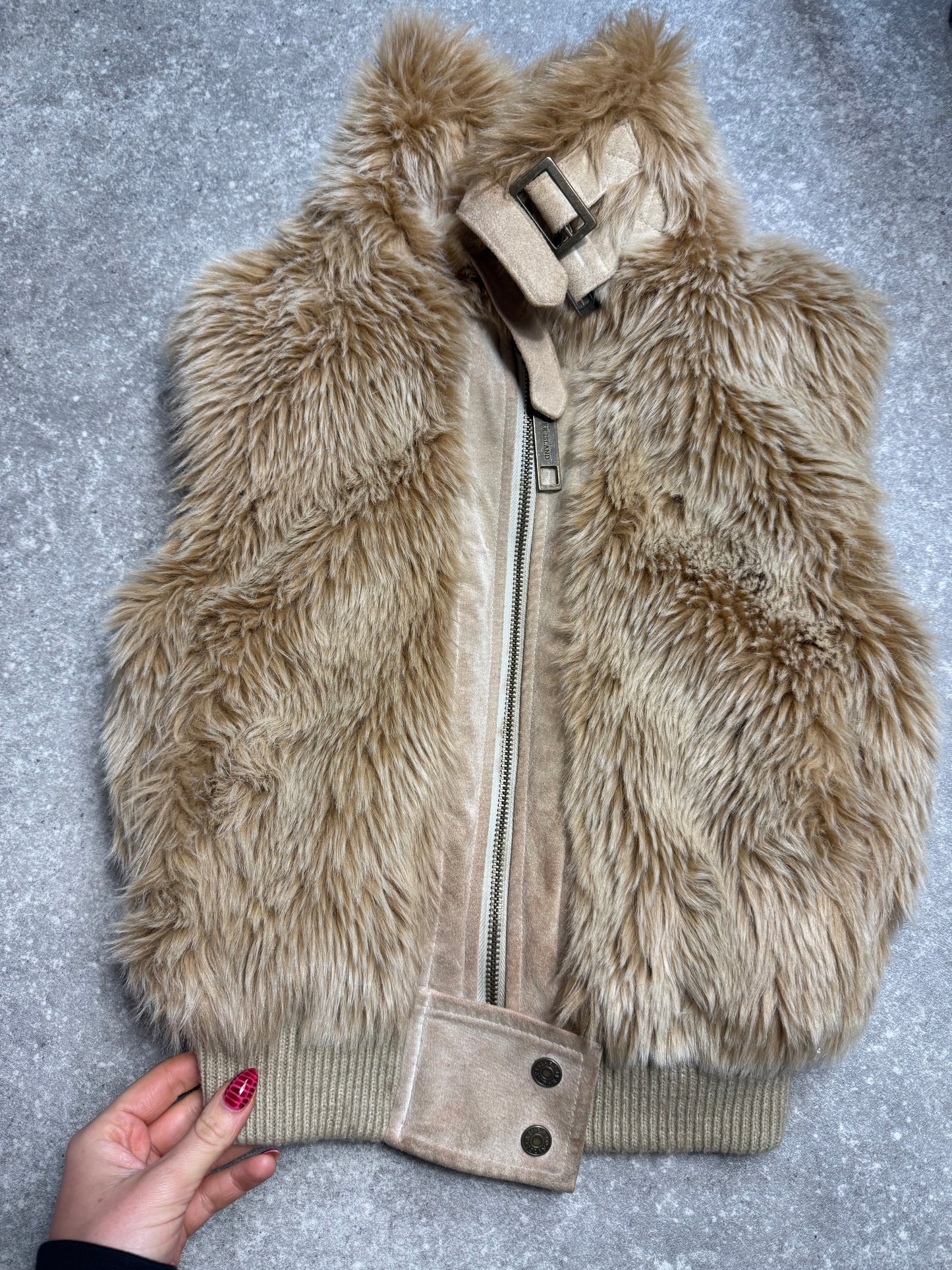 Faux Fur Gilet (UK6)