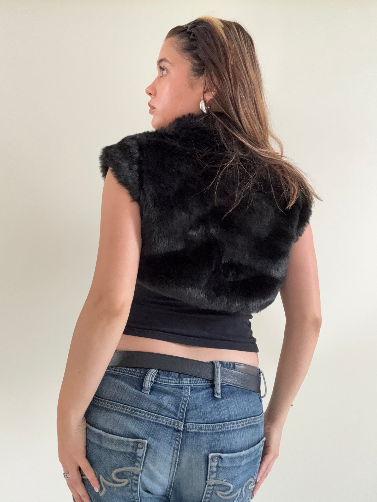 Jane Norman Faux Fur Bolero (UK8)