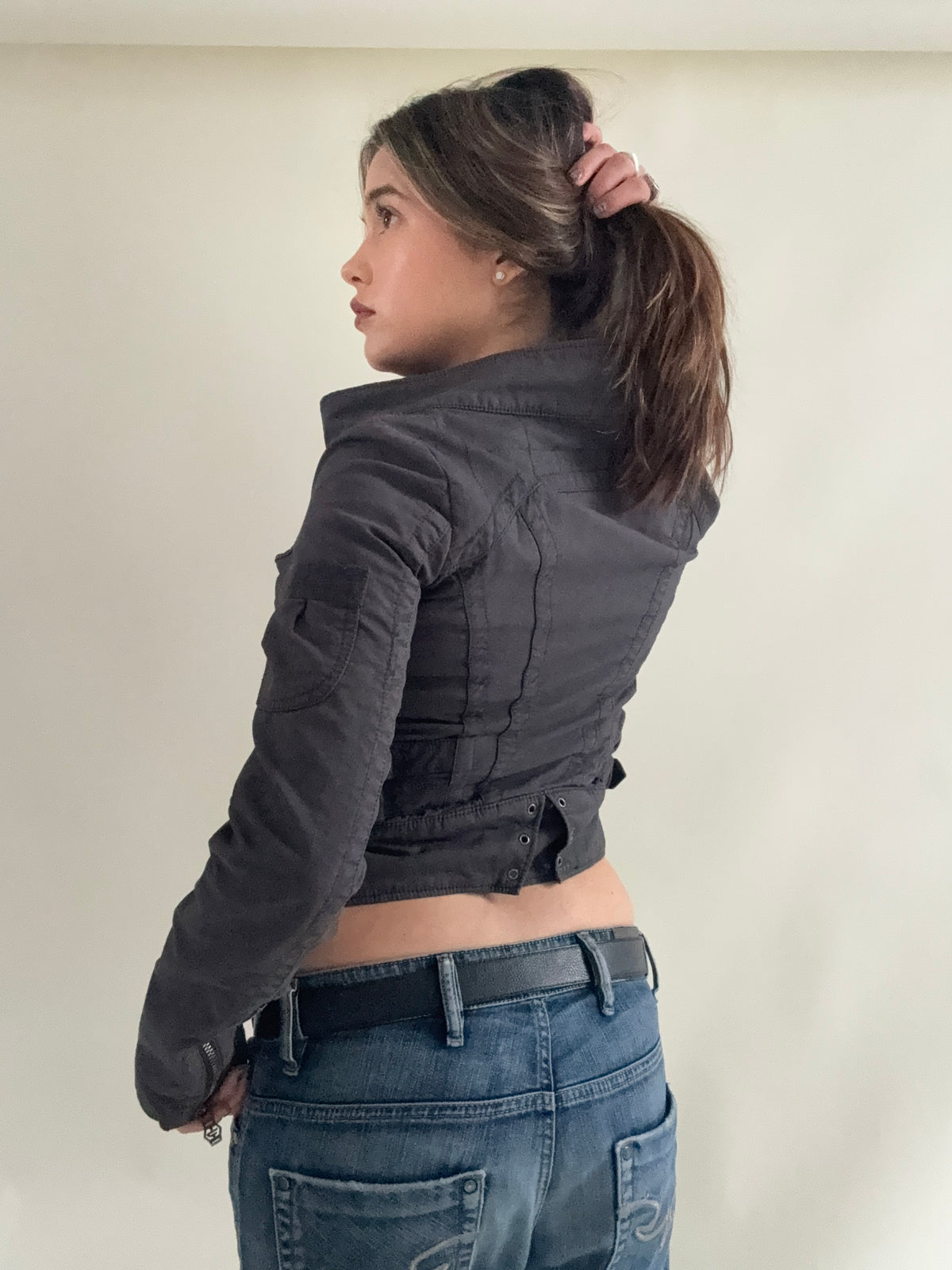Diesel Cropped Utility Jacket (S)