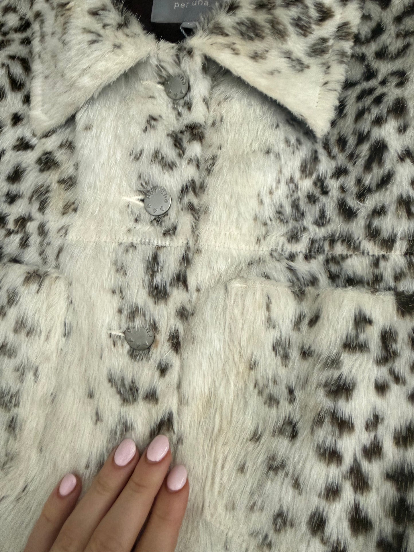Faux Fur Leopard Jacket (UK14)