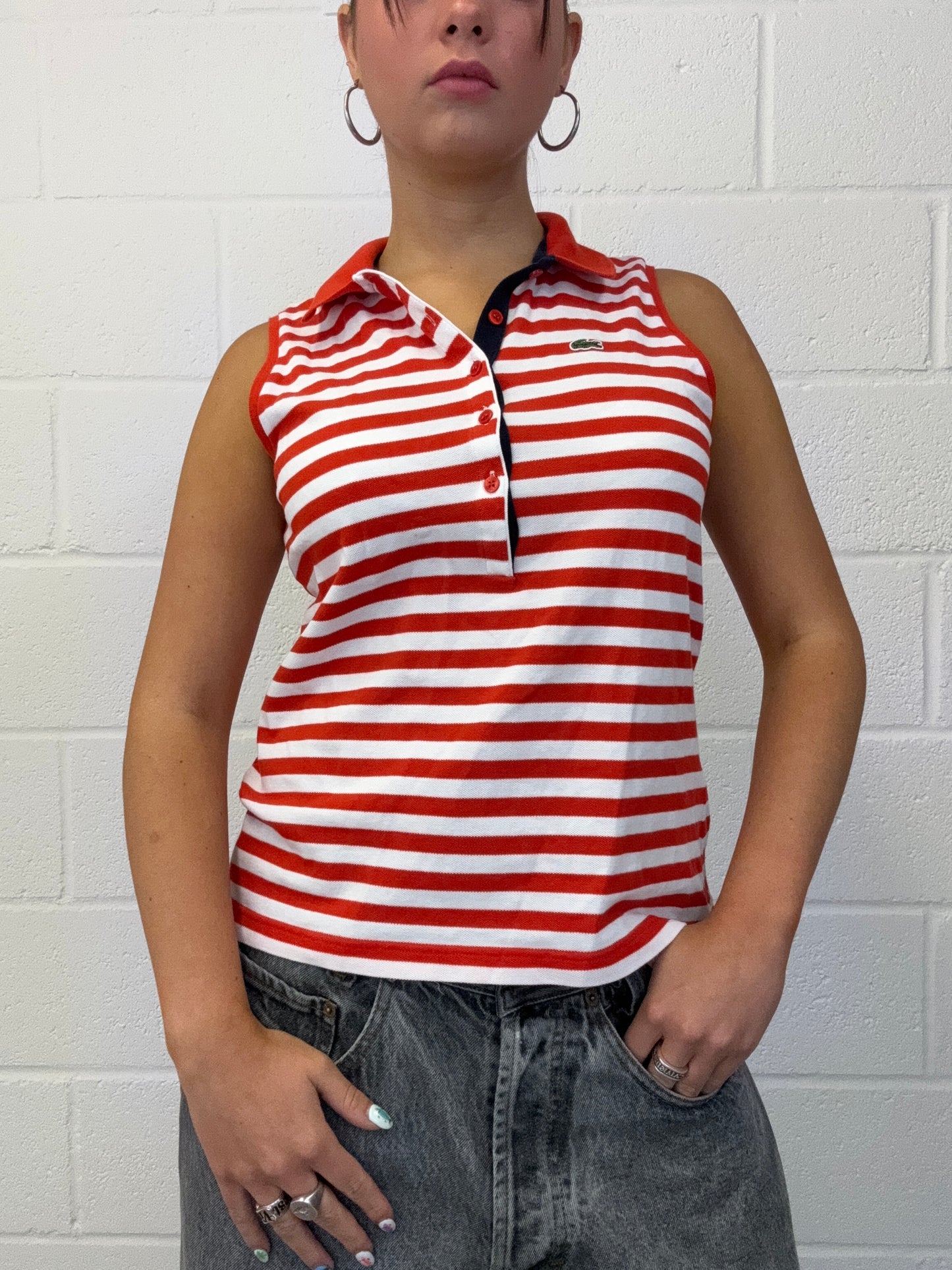 Lacoste Striped Vest