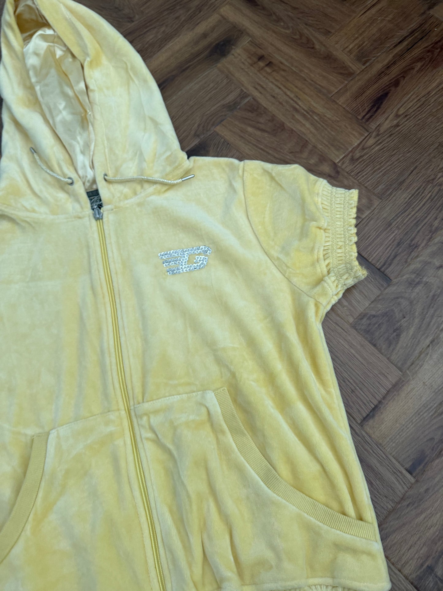 Golddigga Velour Hoodie (UK14)