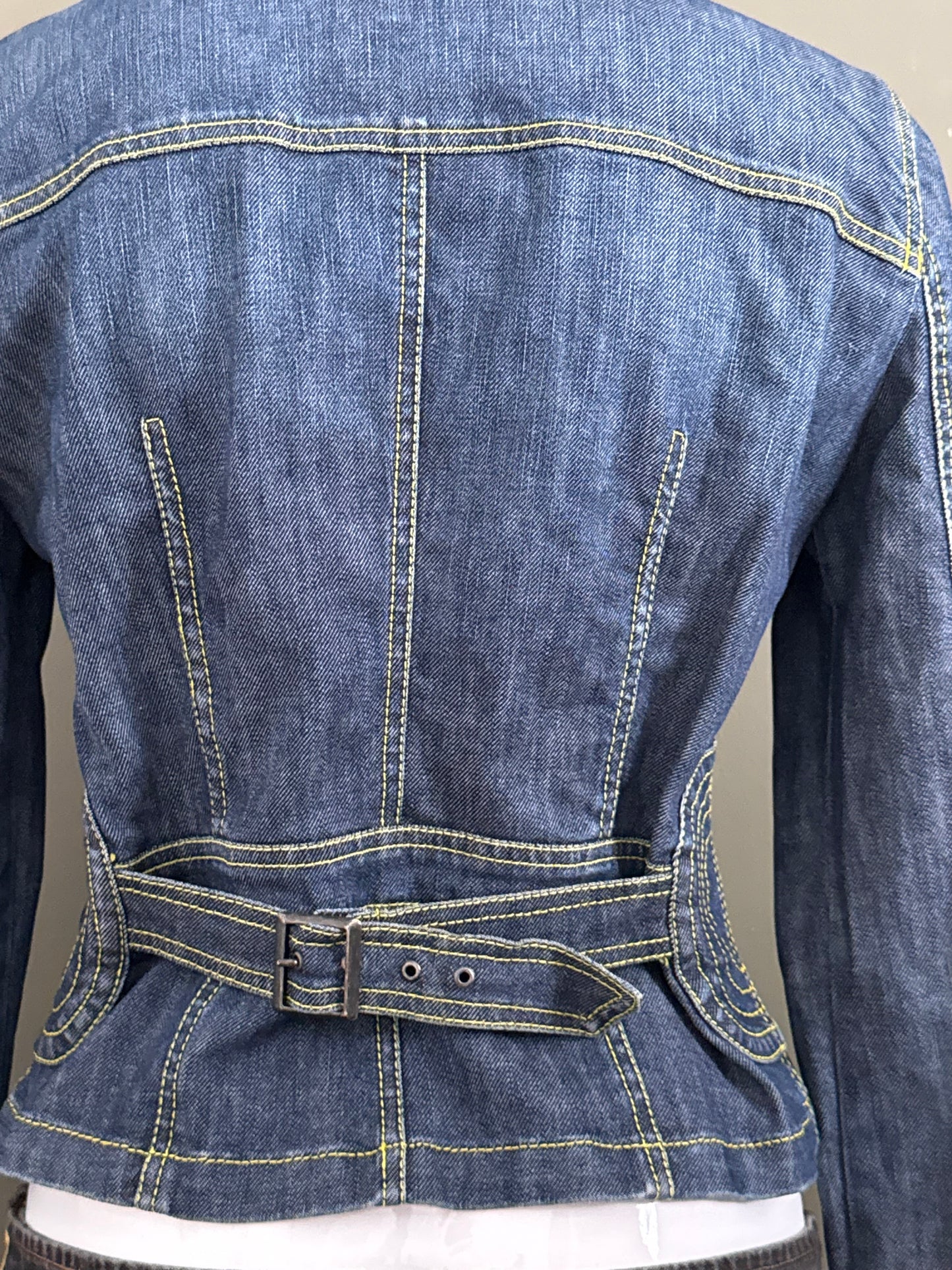 Armani Denim Military Jacket (UK14)