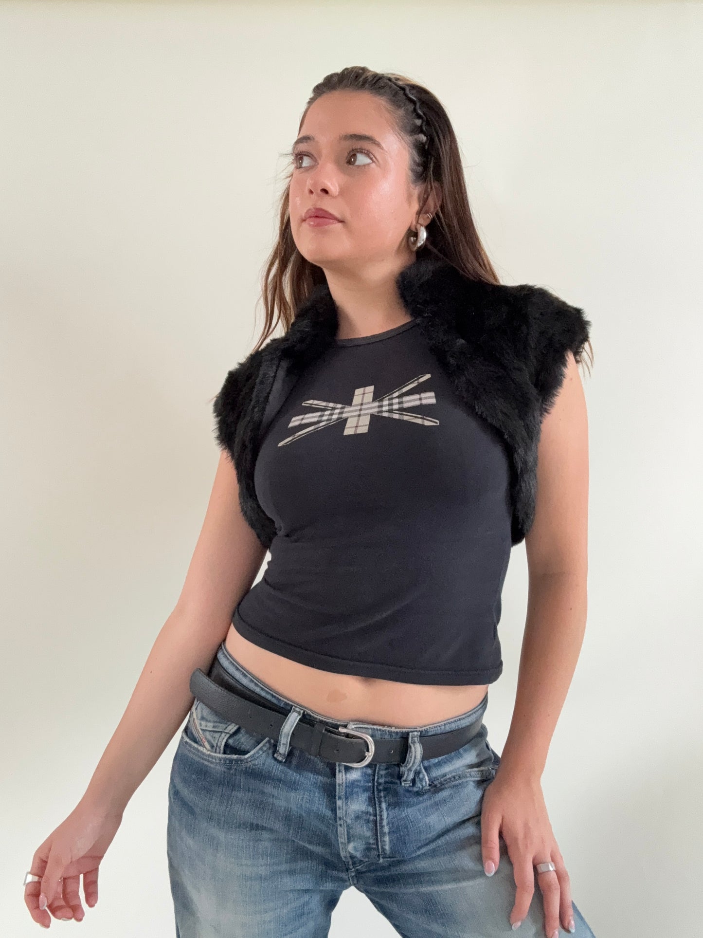 Jane Norman Faux Fur Bolero (UK8)