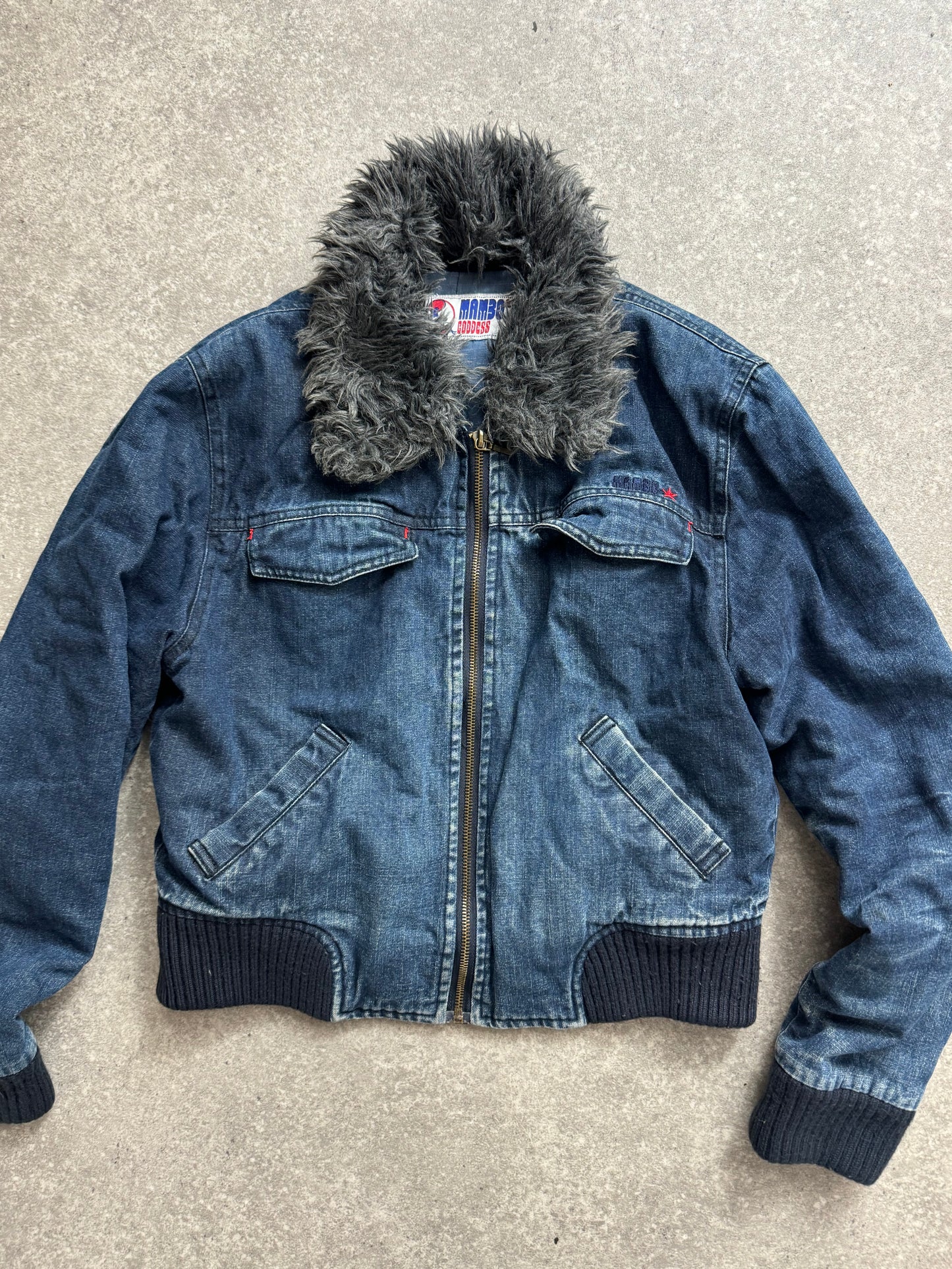 Denim Bomber Jacket