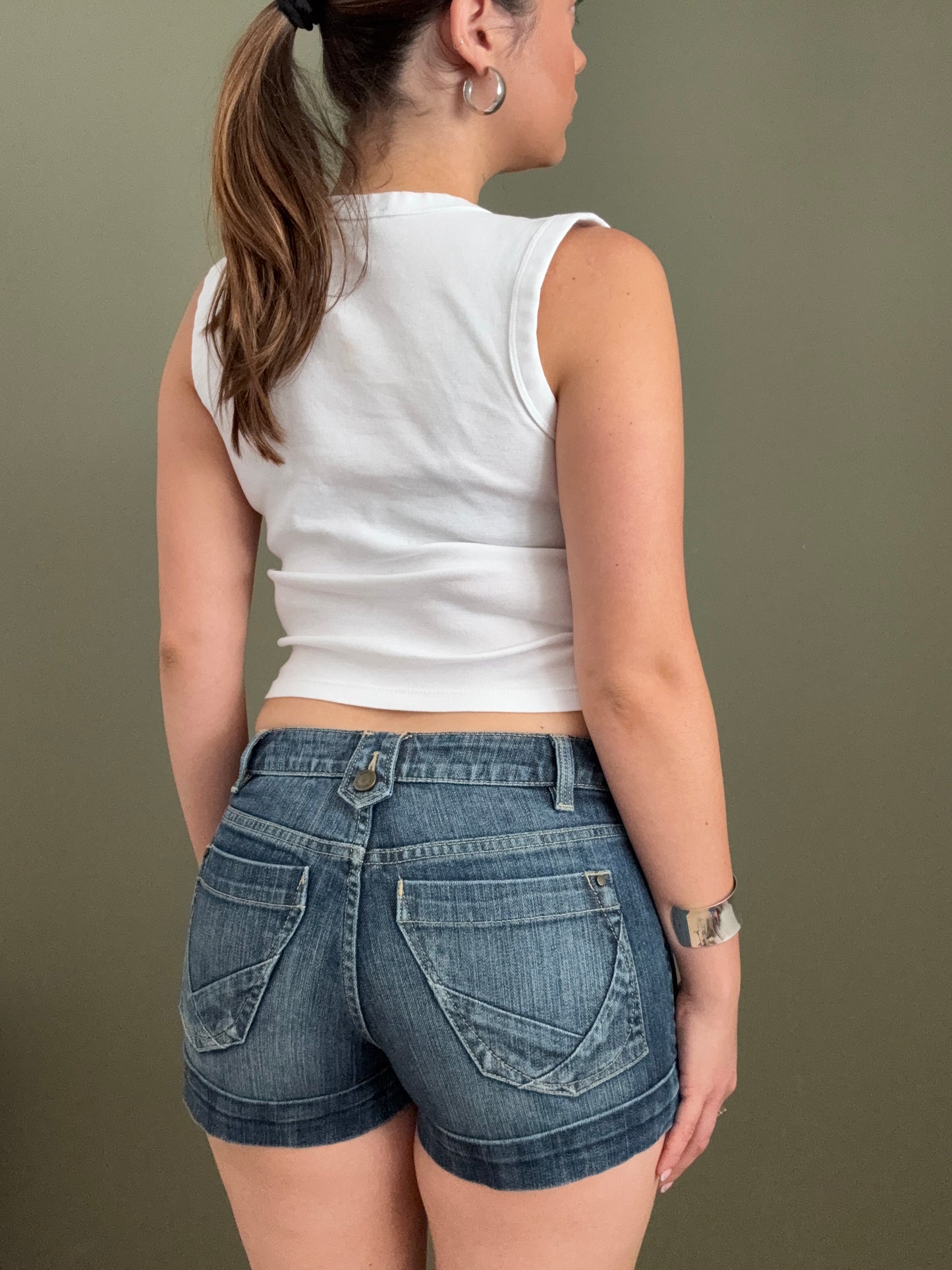 Karen Millen Denim Shorts (UK8)