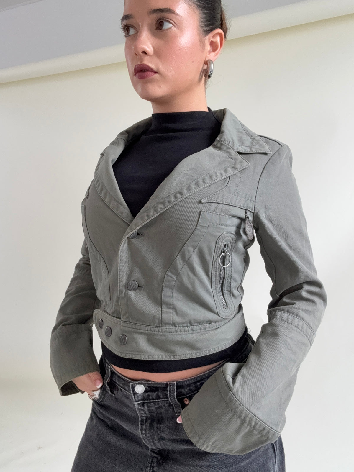 Vintage Diesel Cropped Jacket (M)