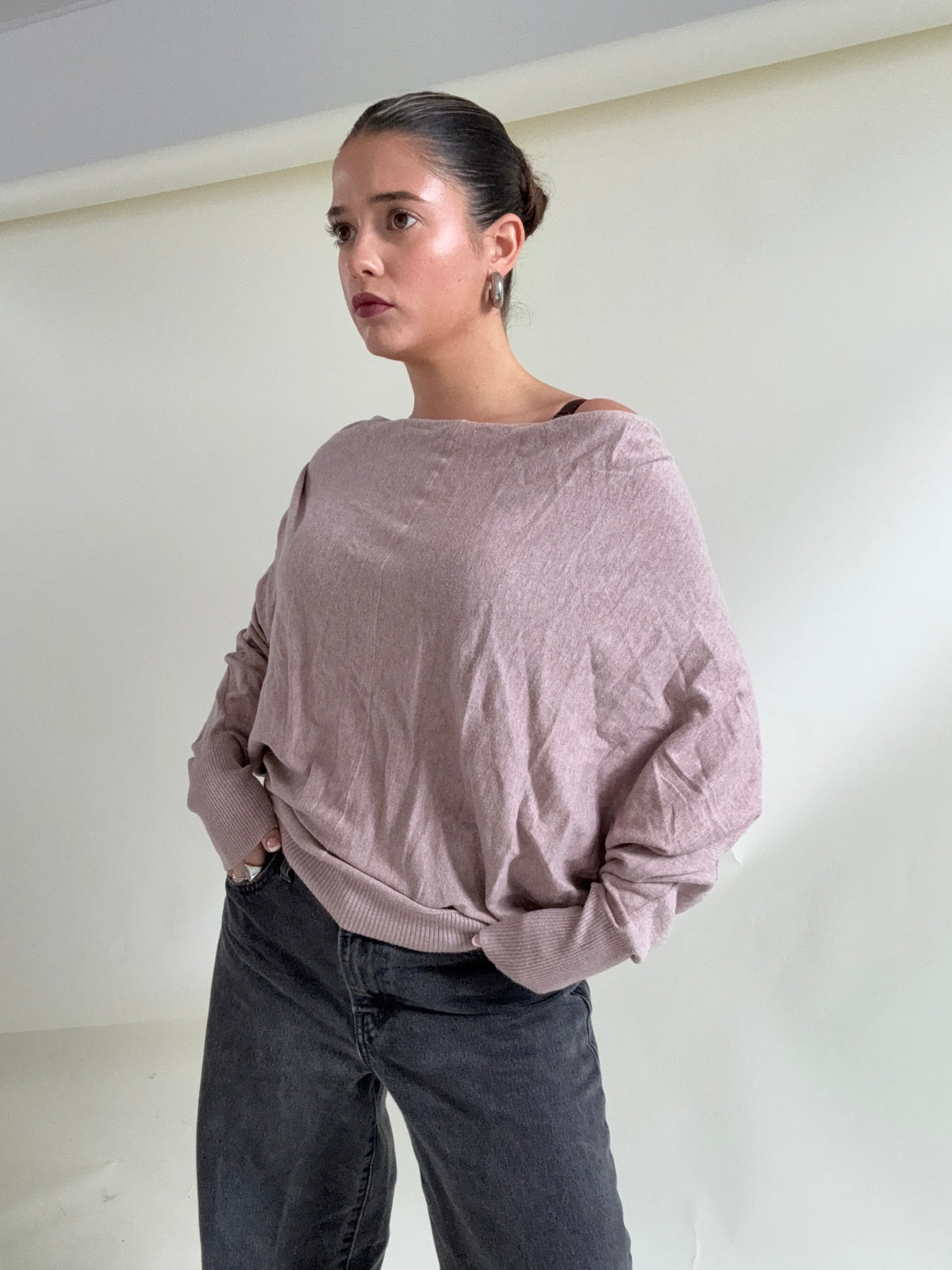 Allsaints Batwing Popper Jumper (UK8)
