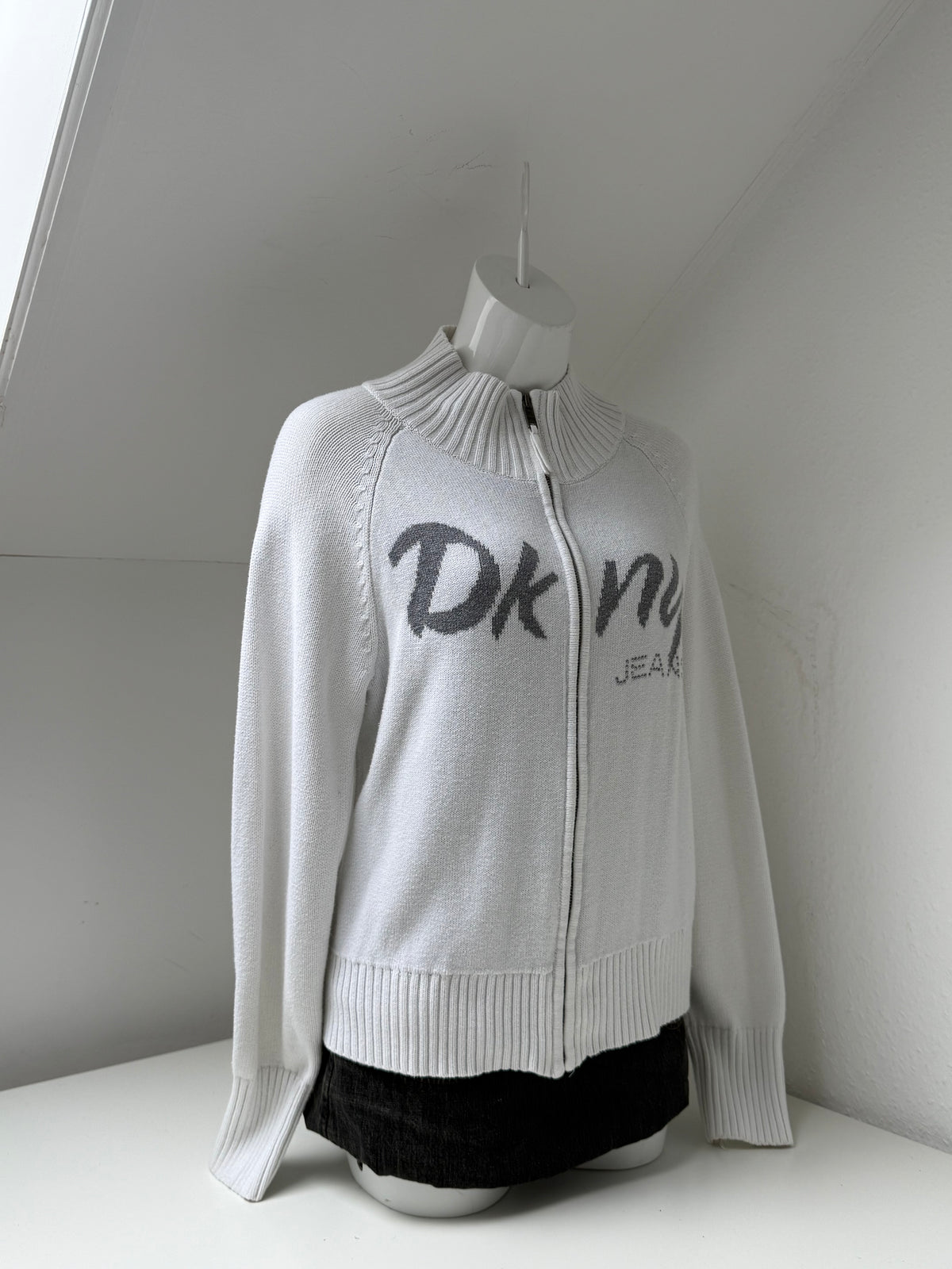 DKNY Knit Zip Jumper (L)