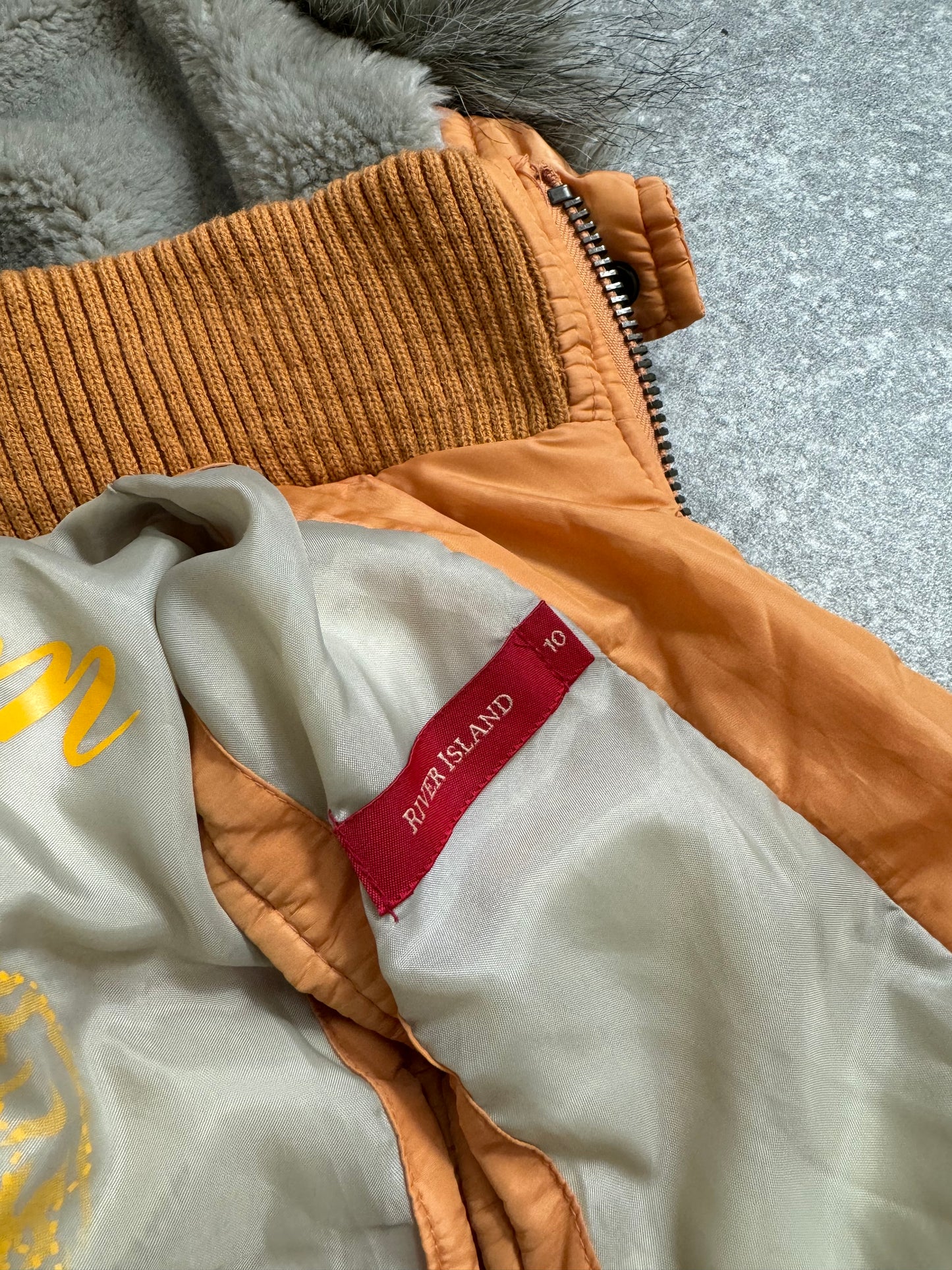 Y2K Orange Gilet (UK10)