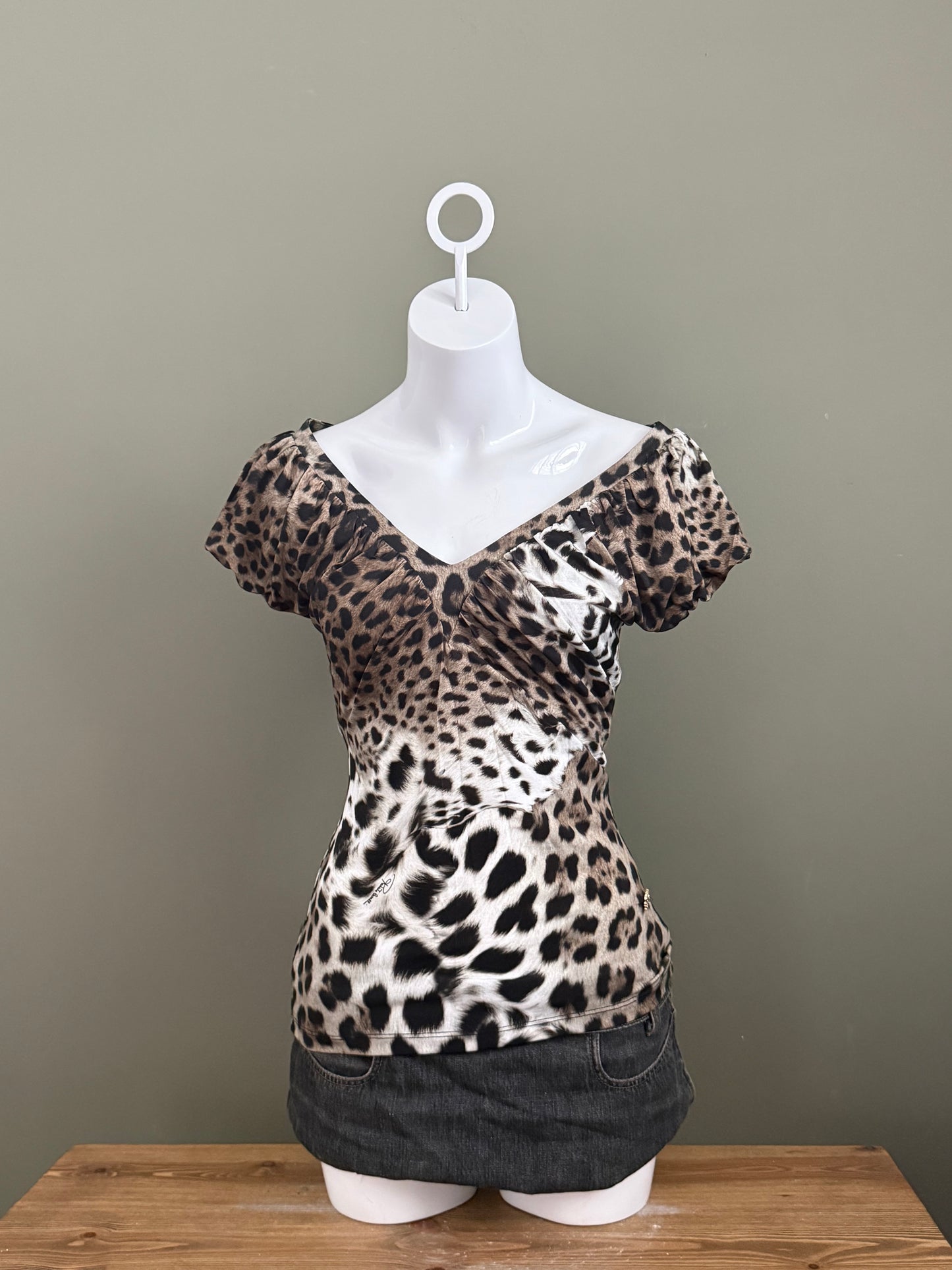 Cavalli Leopard Top (M)