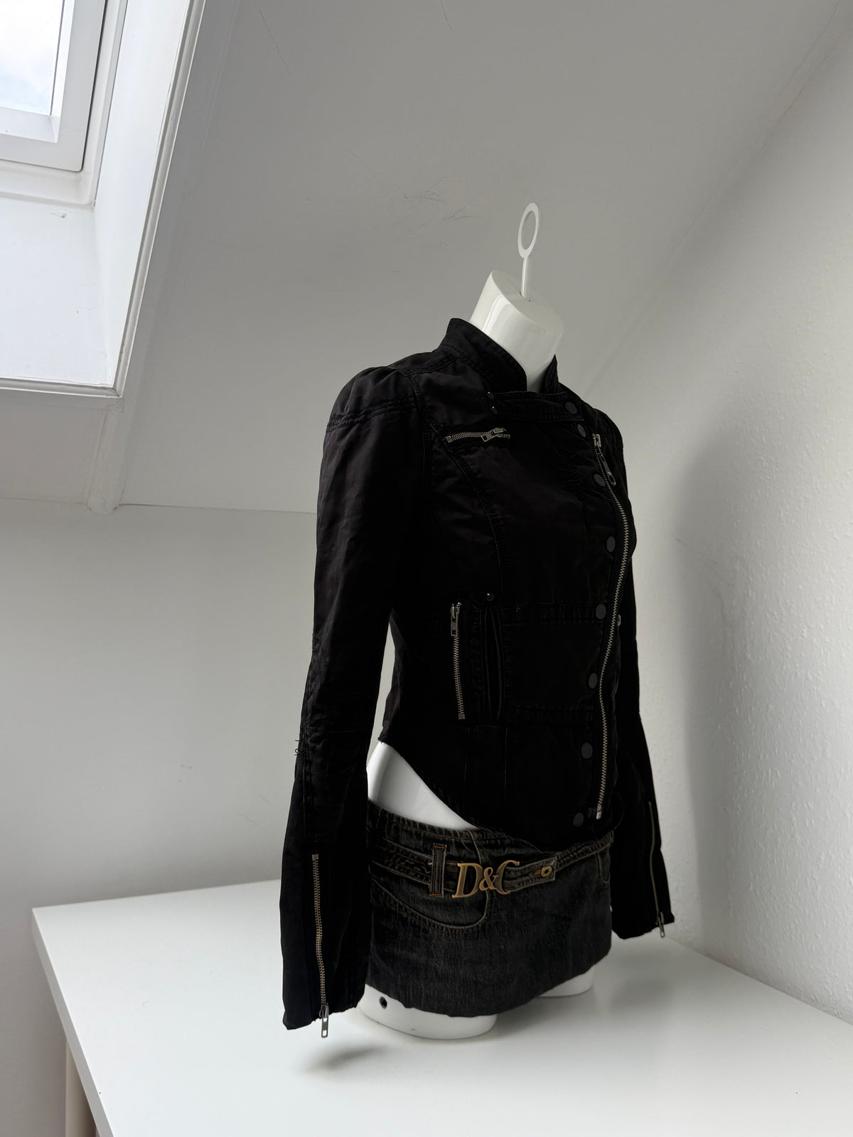 Asymmetric Utility Corset Jacket (UK10)