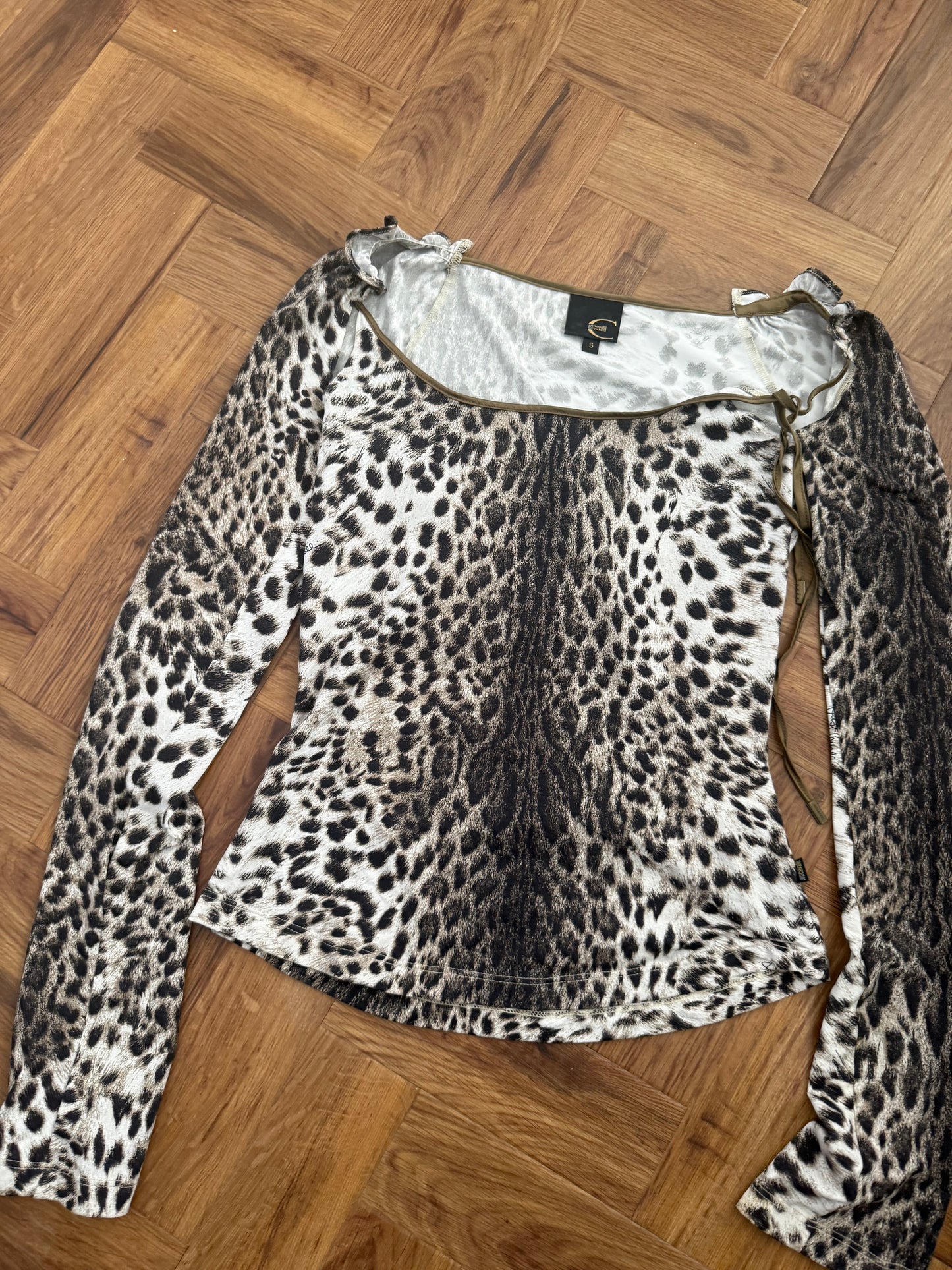 Leopard Cavalli Longsleeve (S)