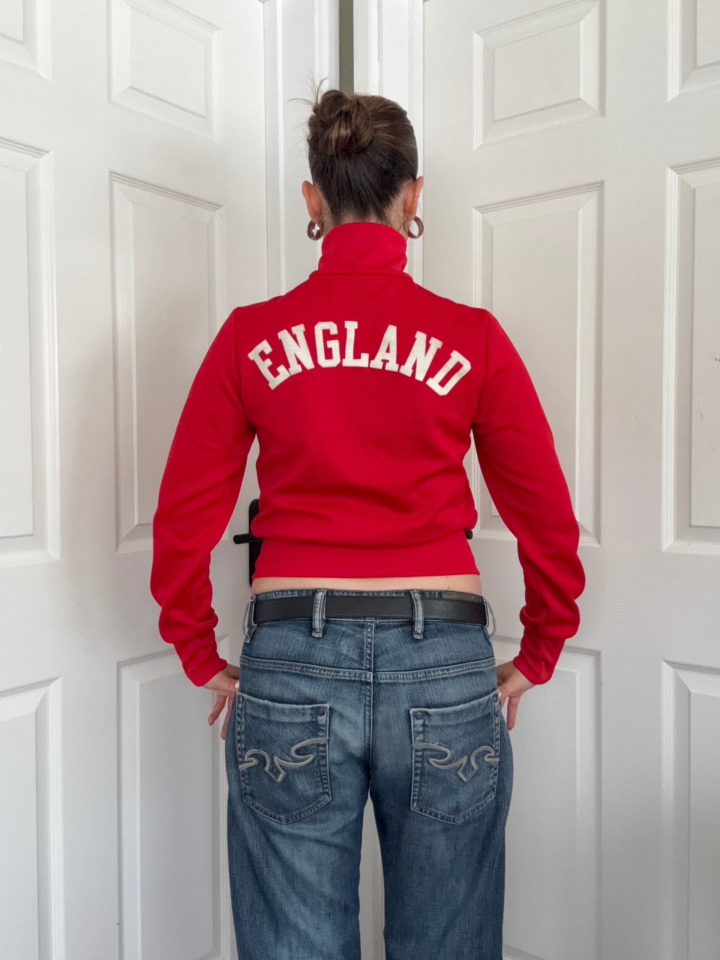 Adidas England Zip Tracksuit Top (S)