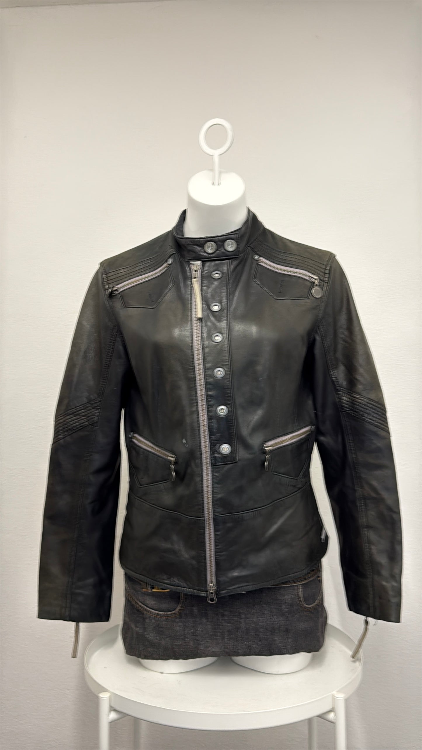 Firetrap Leather Jacket (L)