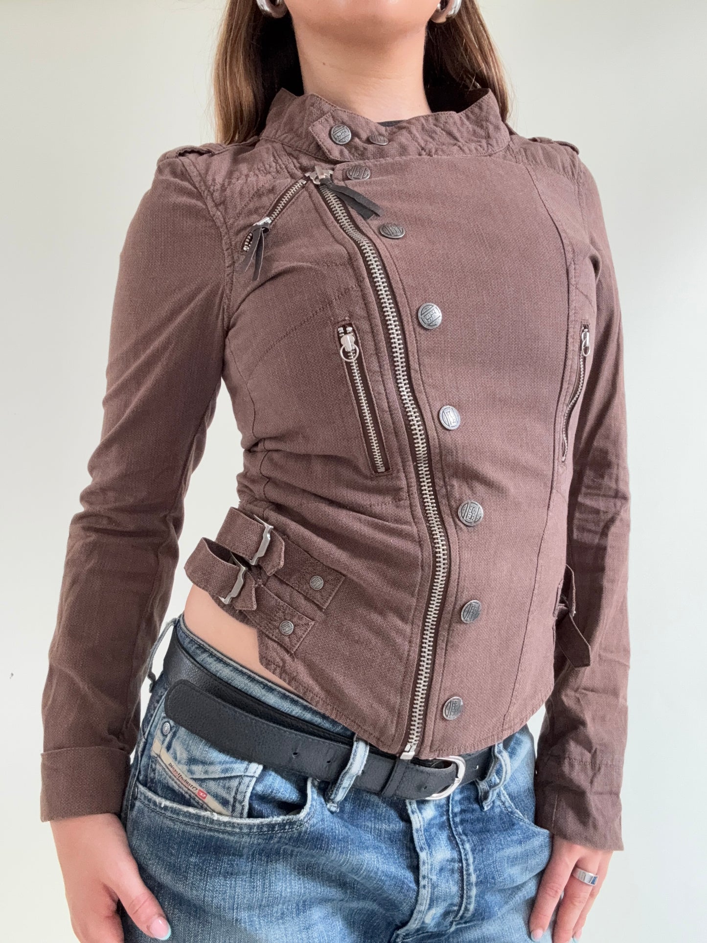 Diesel Asymmetric Buckle Jacket (S)