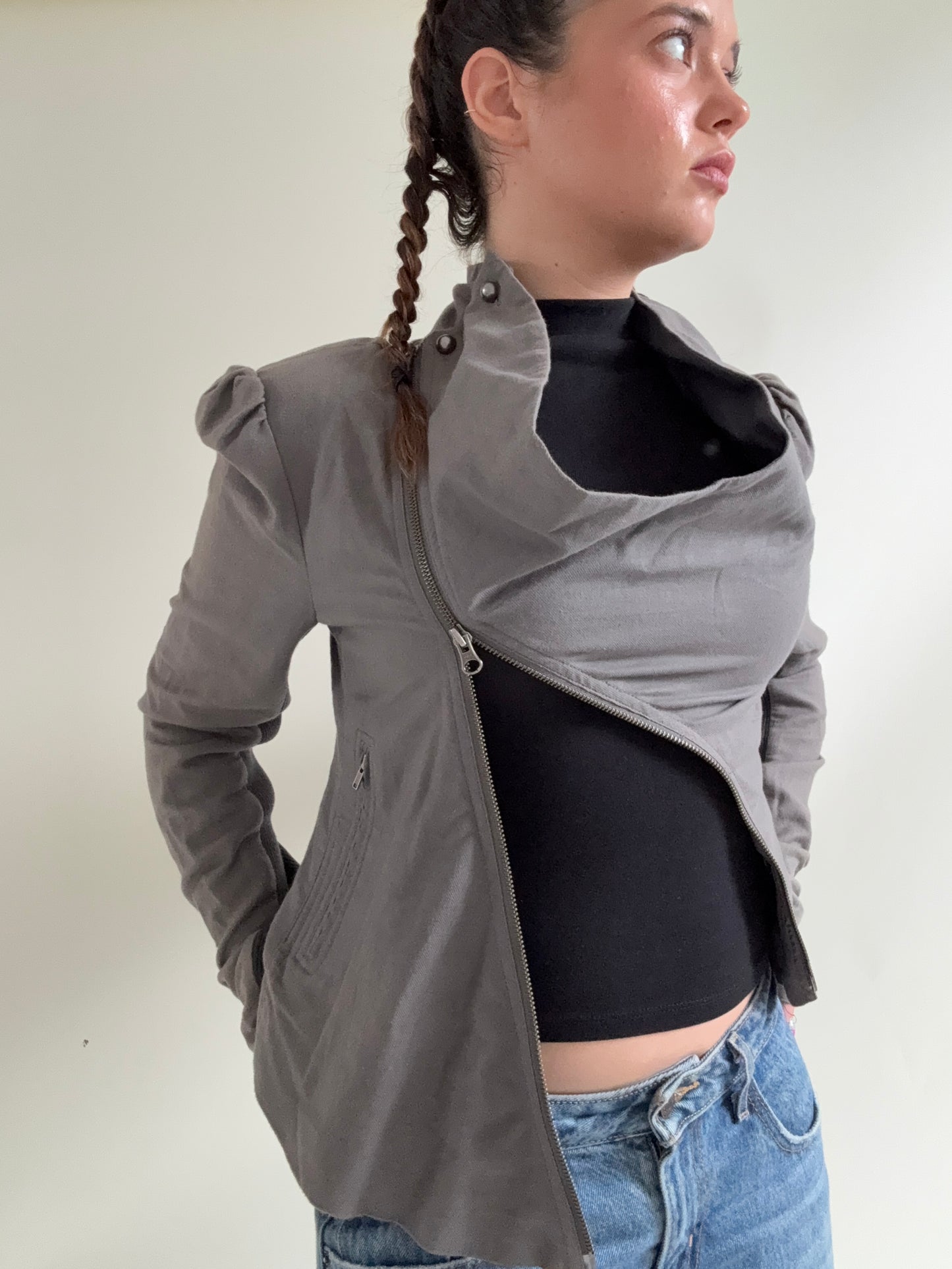 Allsaints Asymmetric Jacket (UK12)
