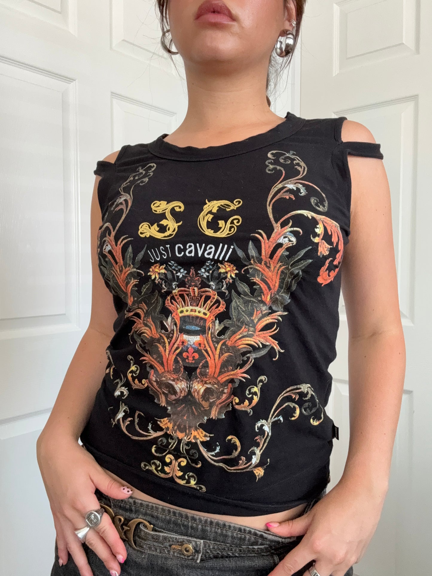 Cavalli Vest Top (S)
