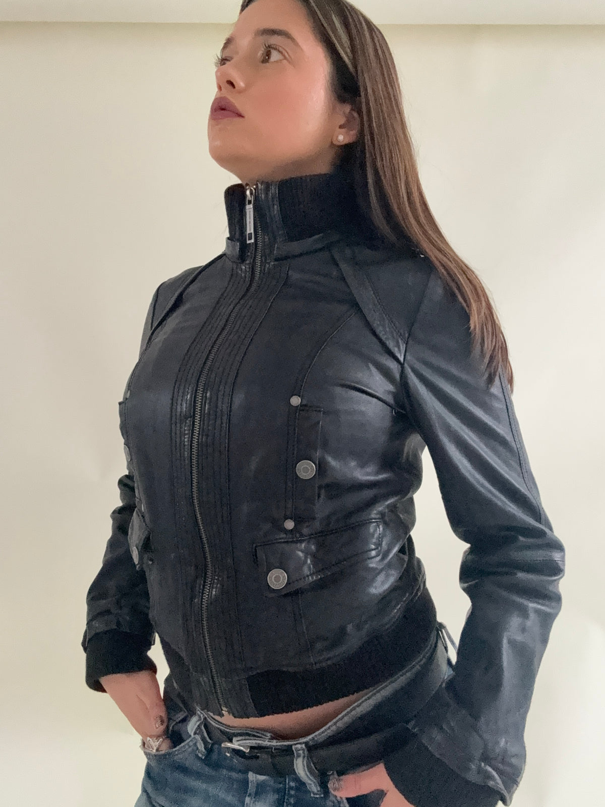 Vintage Leather Jacket (UK12)