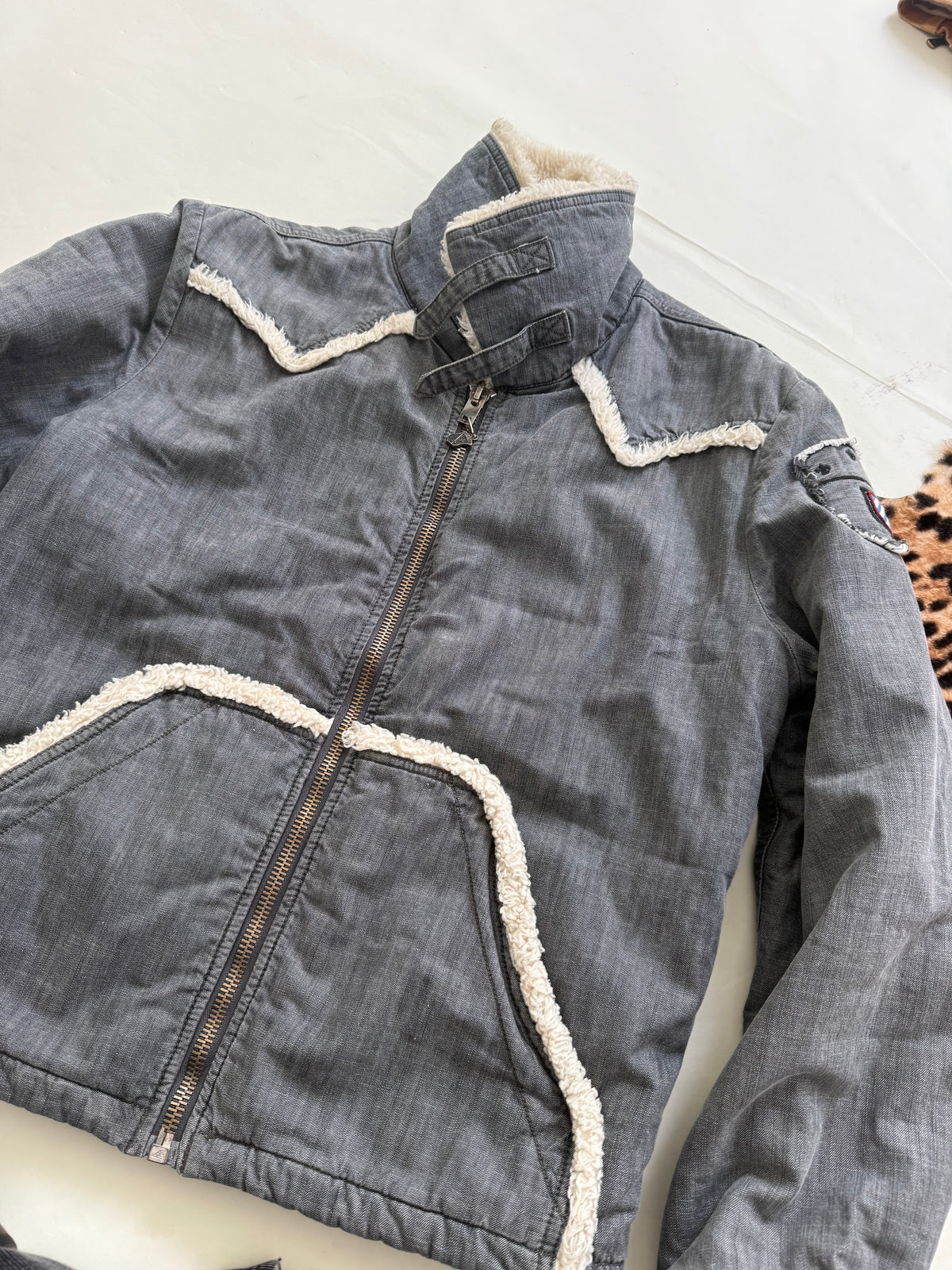 Vintage Diesel Aviator Bomber Jacket (M)