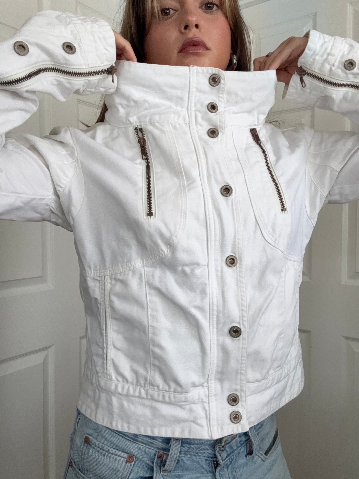 Funnel Neck Firetrap Jacket (L)