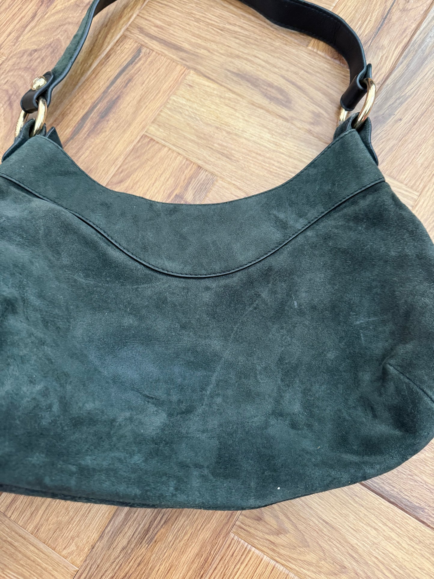 Suede Cavalli Shoulder Bag