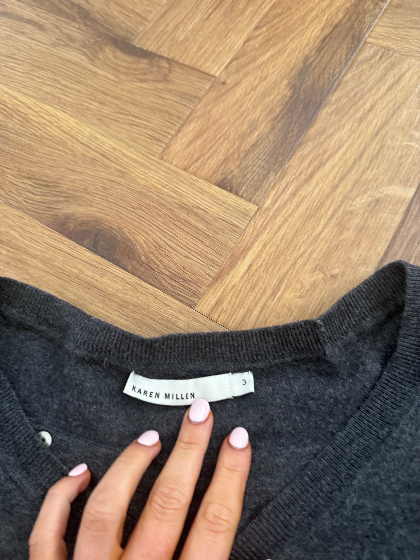 Karen Millen Wool Batwing Top (S)