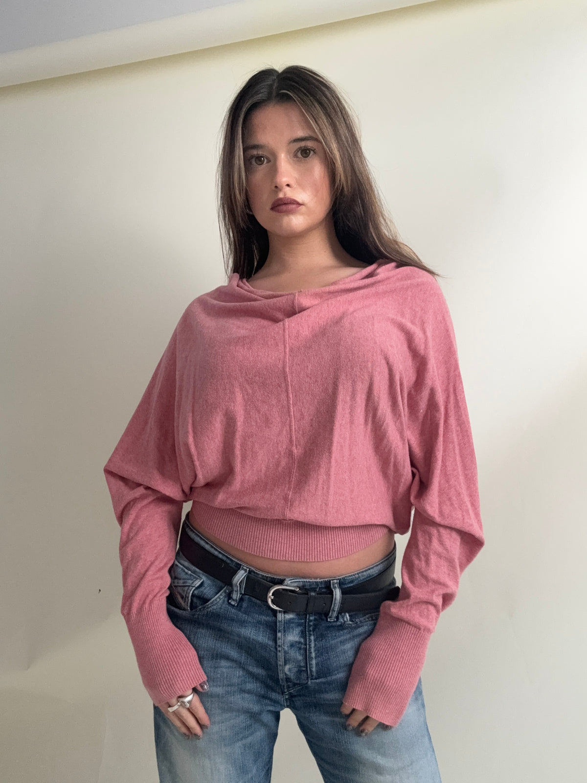 Allsaints Batwing Popper Jumper (UK6)