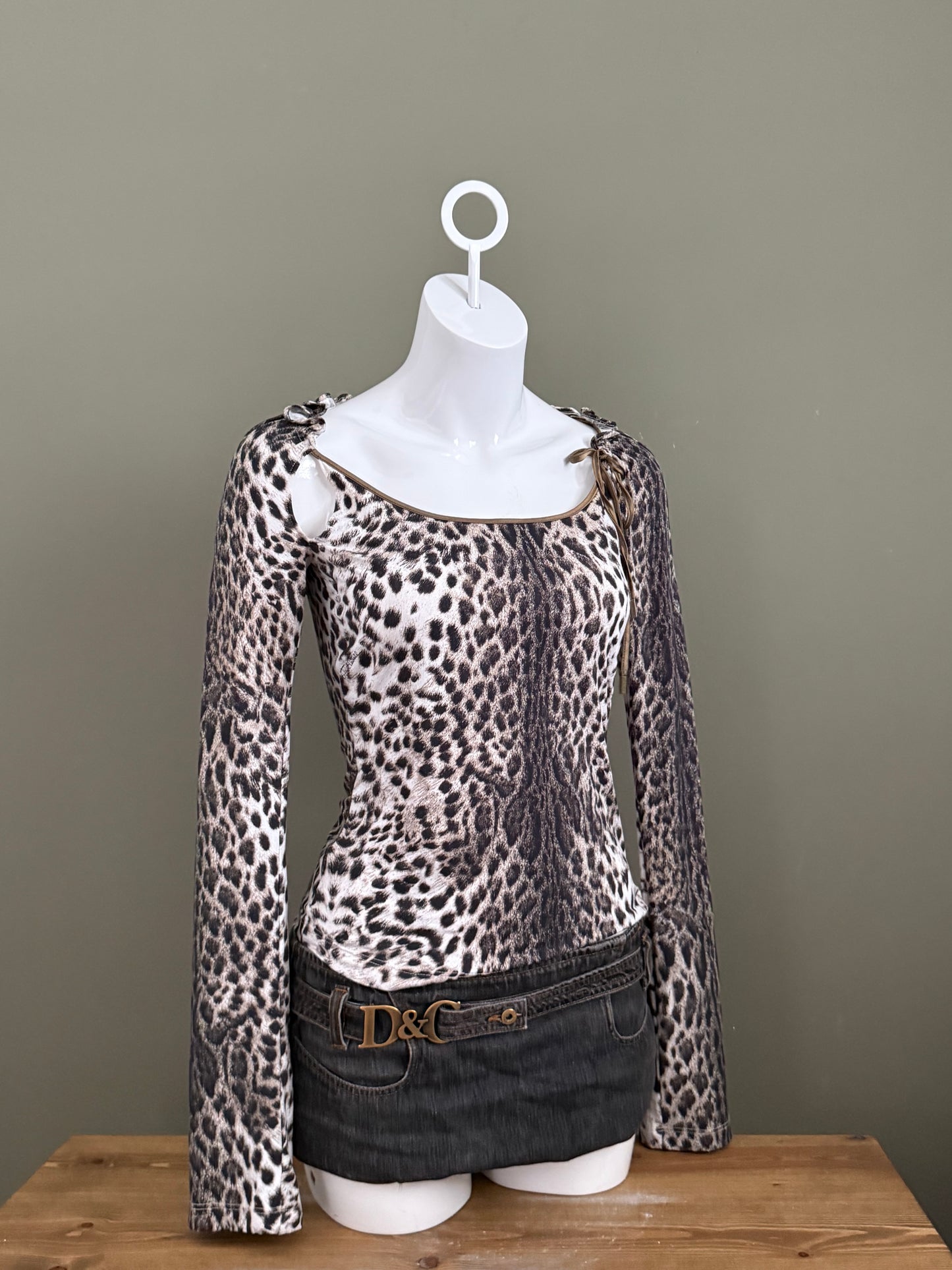 Leopard Cavalli Longsleeve (S)