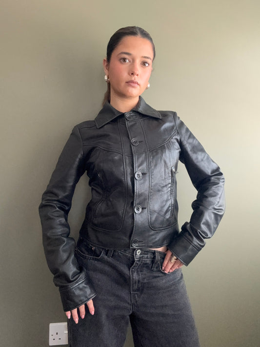 Diesel Leather Jacket (M)
